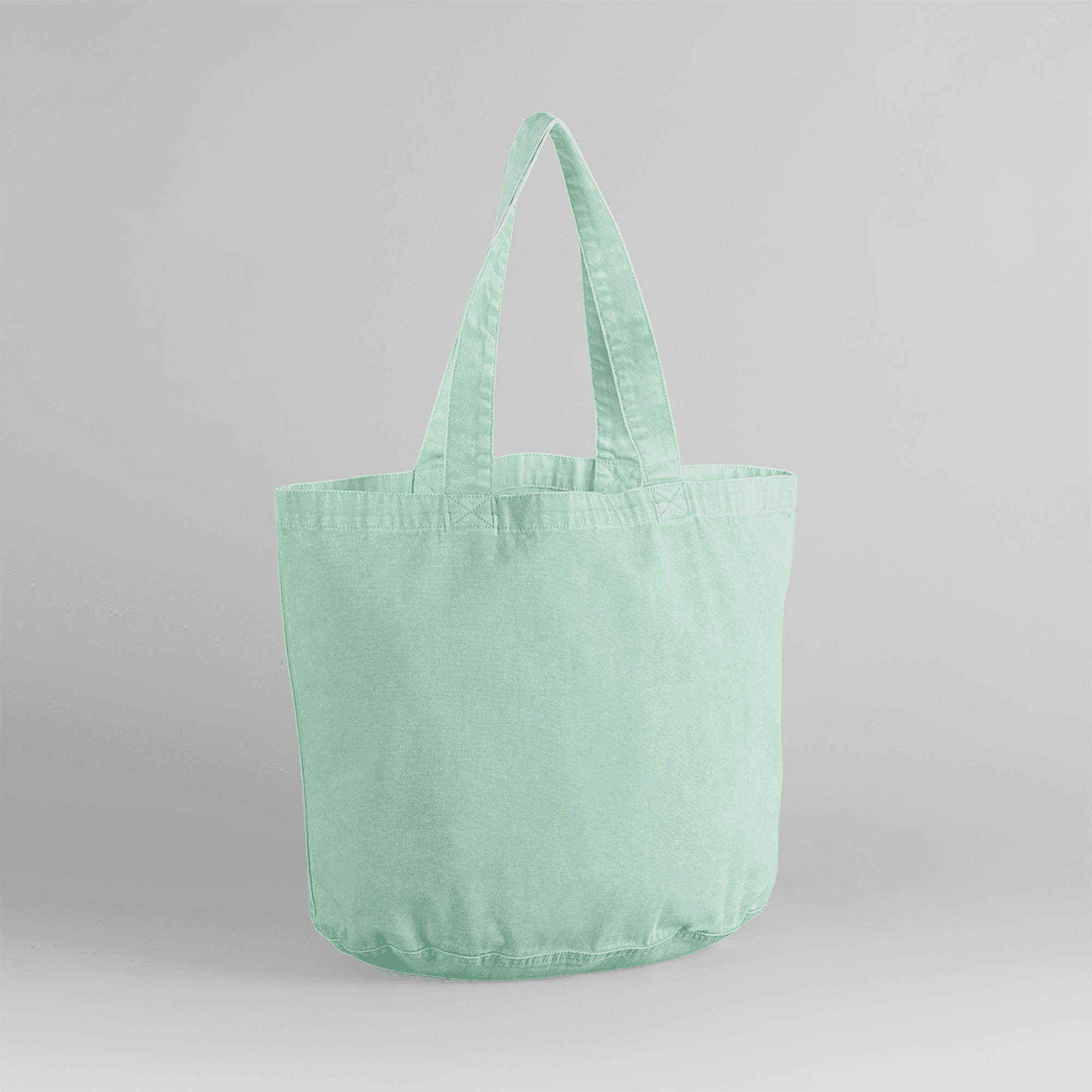 Sac shopping — coloris Vintage Aqua (Bleu)