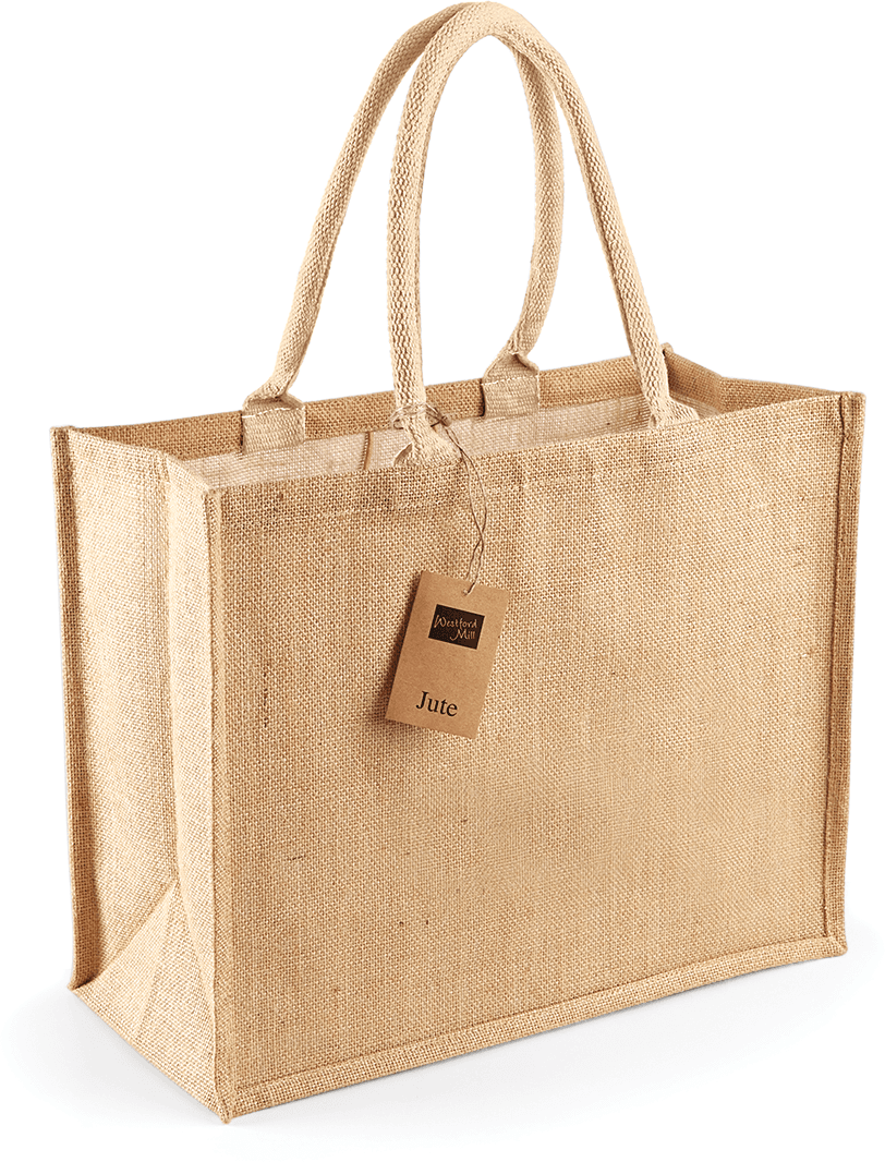 Sac shopping classique en jute — coloris Natural (Beige)