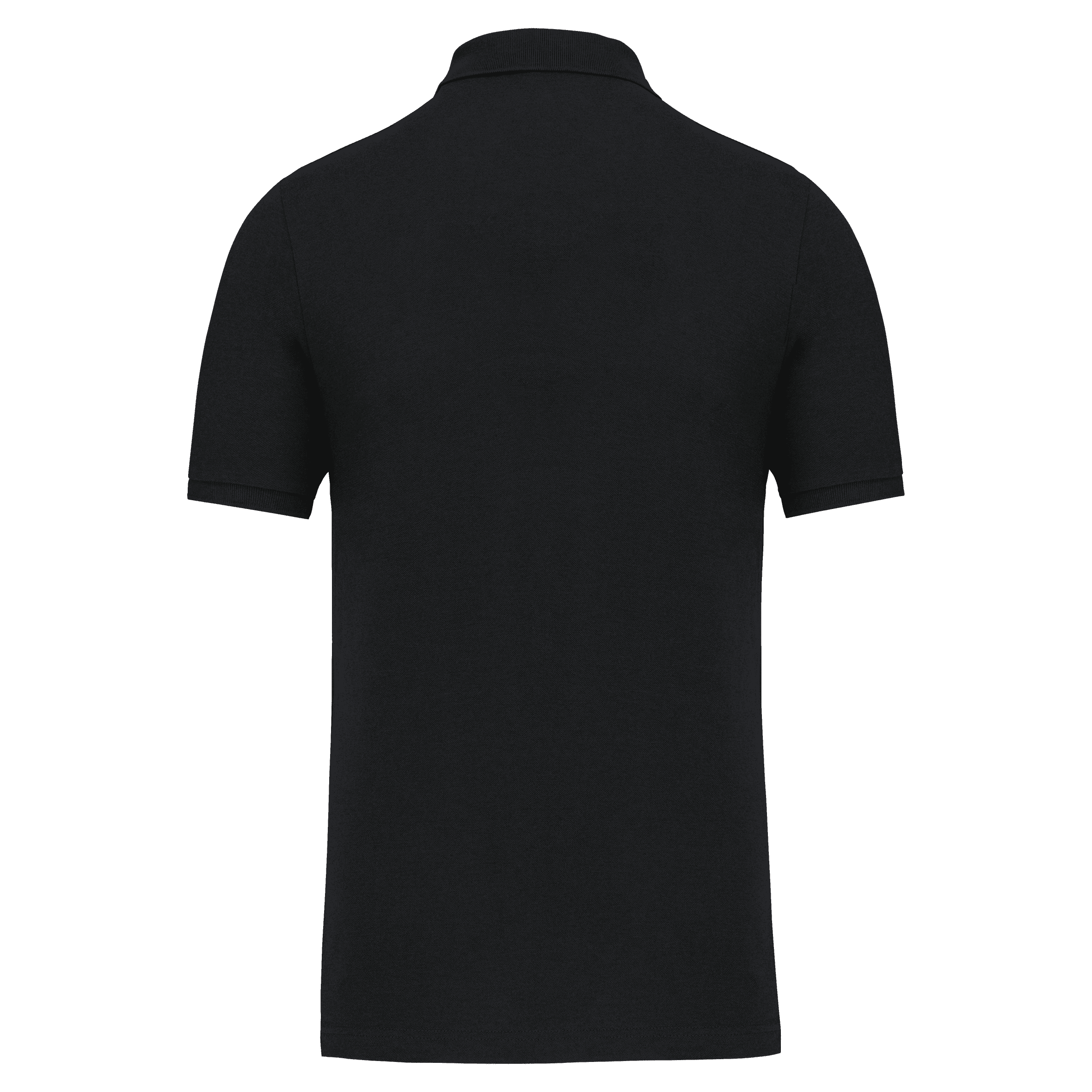 Polo écoresponsable homme — coloris Black (Noir)