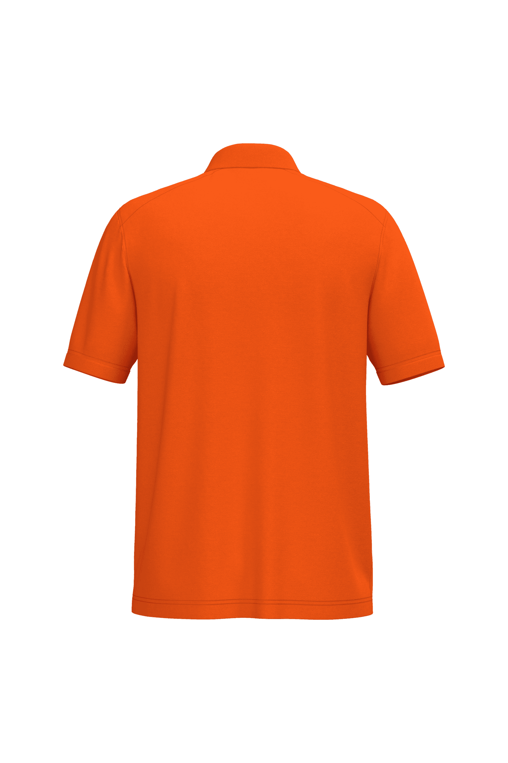 Polo unisexe écoresponsable coton/polyester — coloris Fluorescent Orange (Orange)