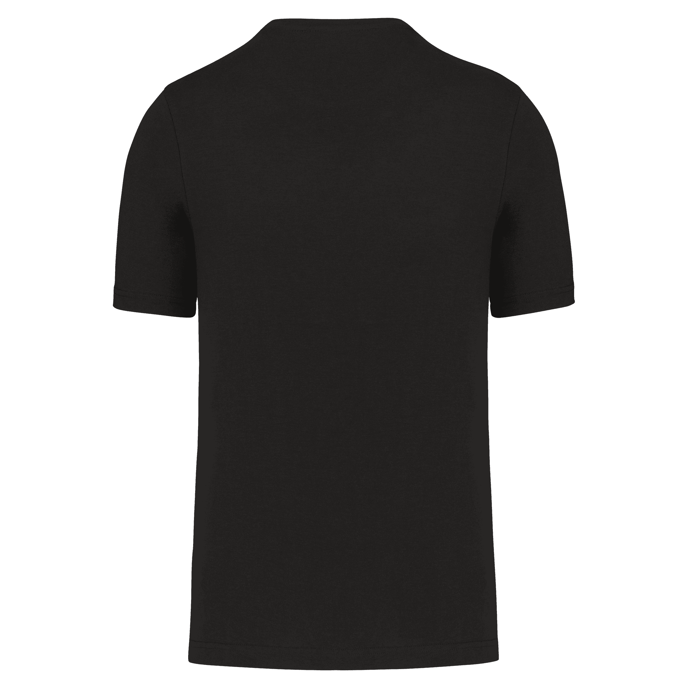 T-shirt col rond écoresponsable homme — coloris Black (Noir)