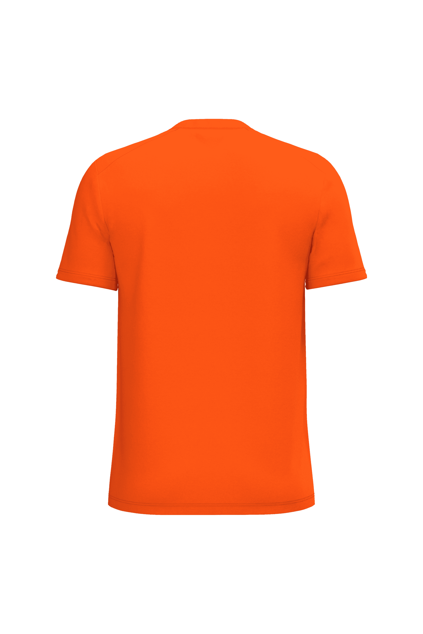 T-shirt unisexe écoresponsable coton/polyester — coloris Fluorescent Orange (Orange)