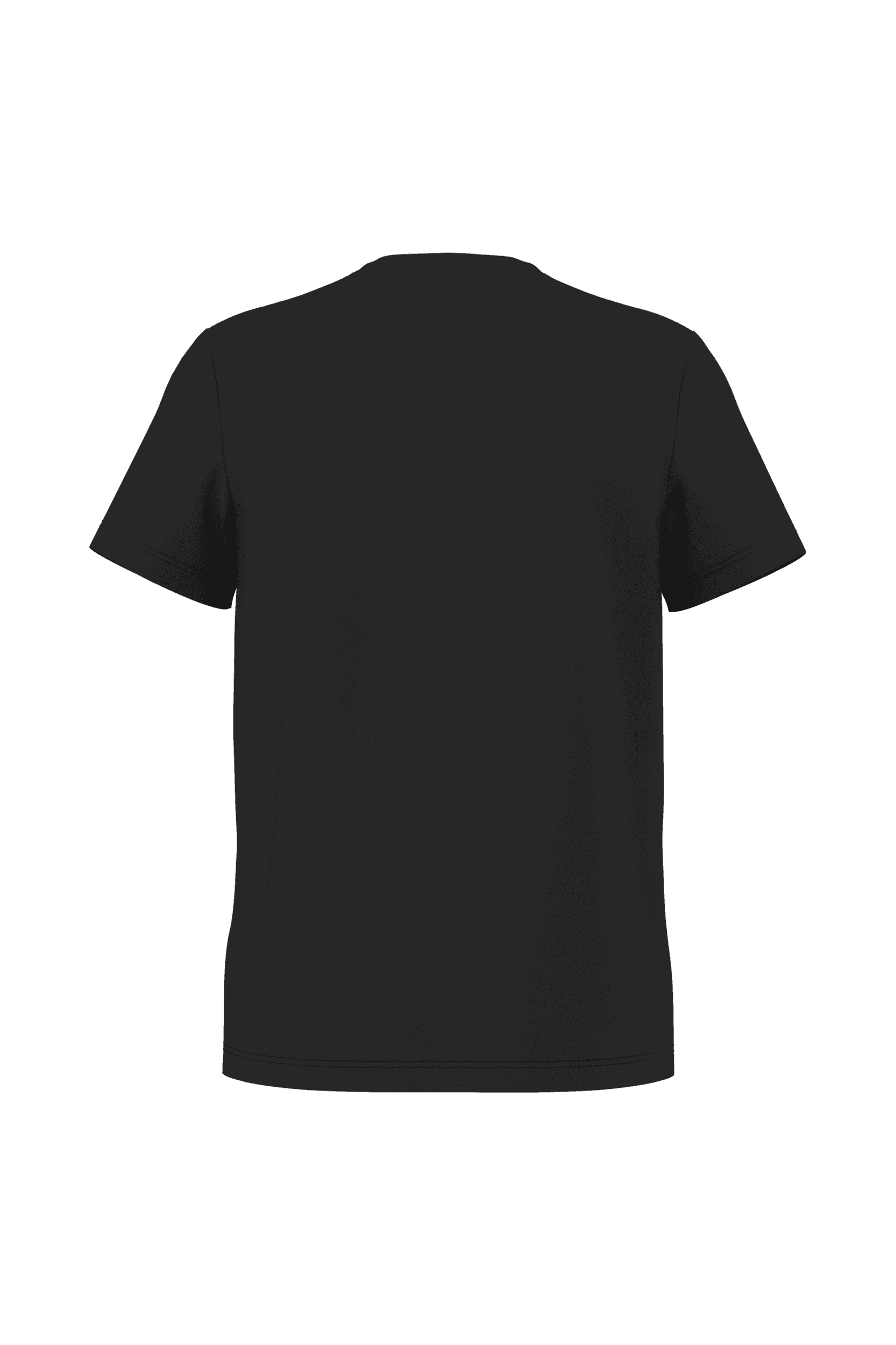 T-shirt écoresponsable col V antibactérien homme — coloris Black (Noir)