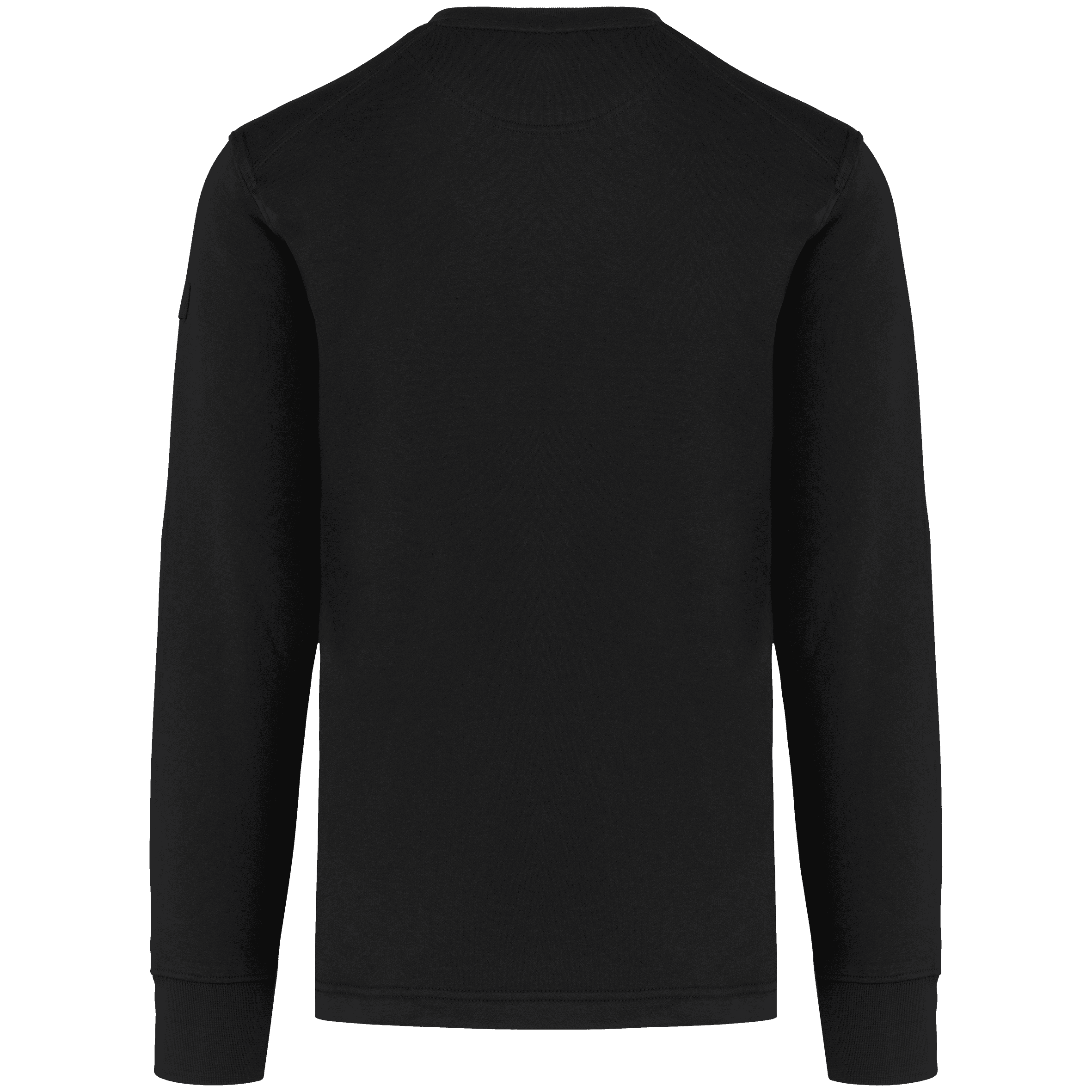 Sweat-shirt manches montées homme — coloris Black (Noir)