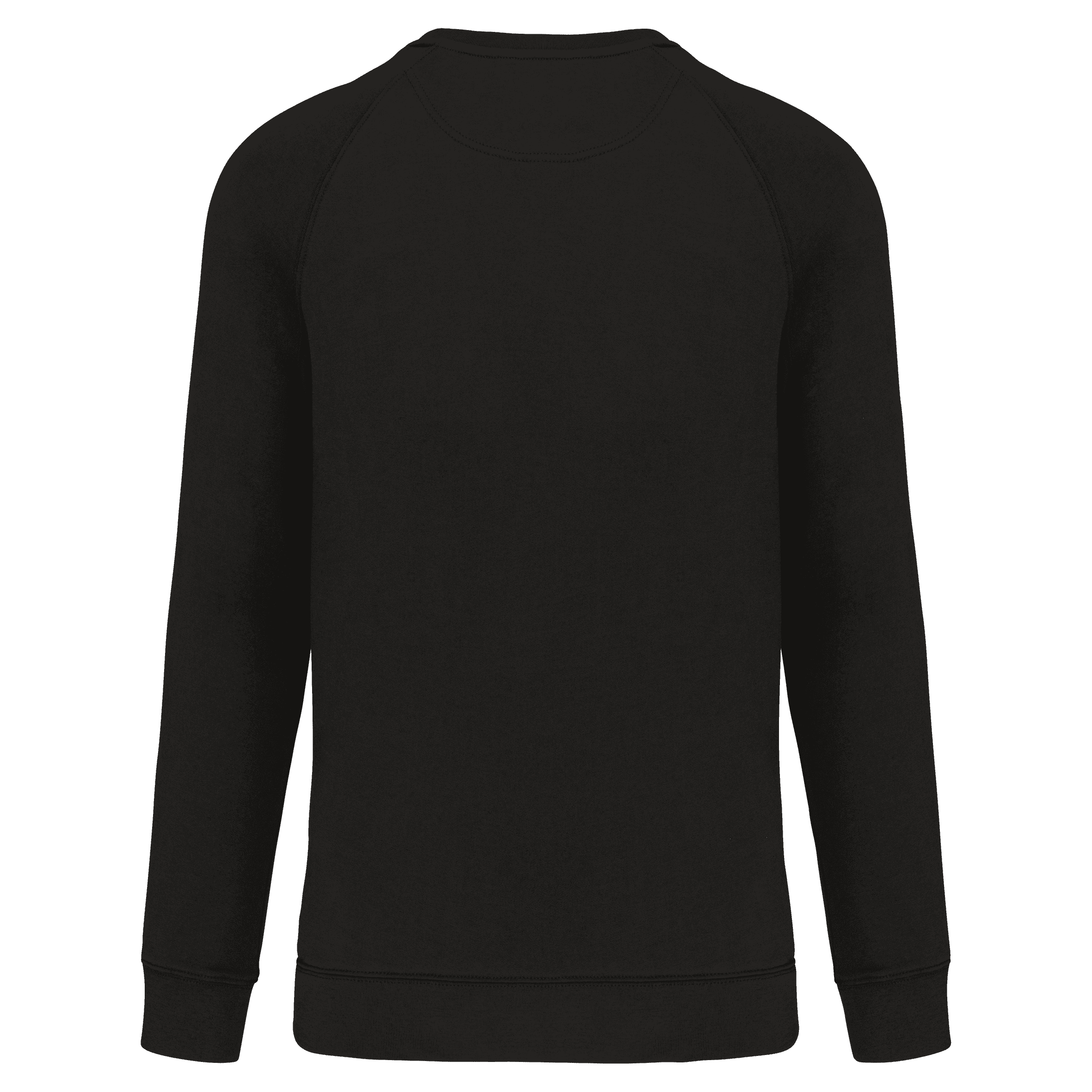 Sweat-shirt col rond homme — coloris Black (Noir)