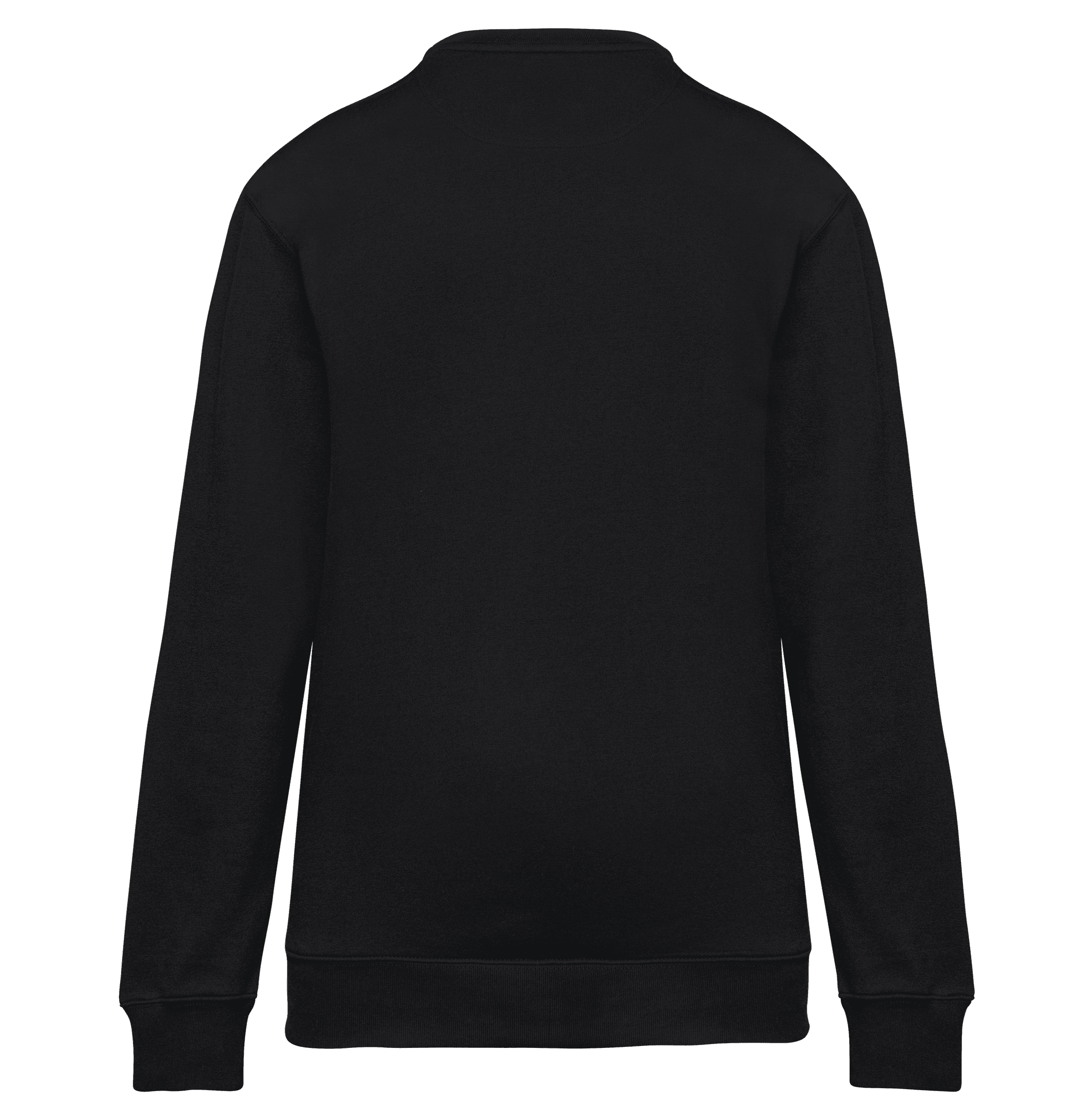 Sweat-shirt Day To Day zip poche contrastée unisexe — coloris Black / Kelly Green (Noir)
