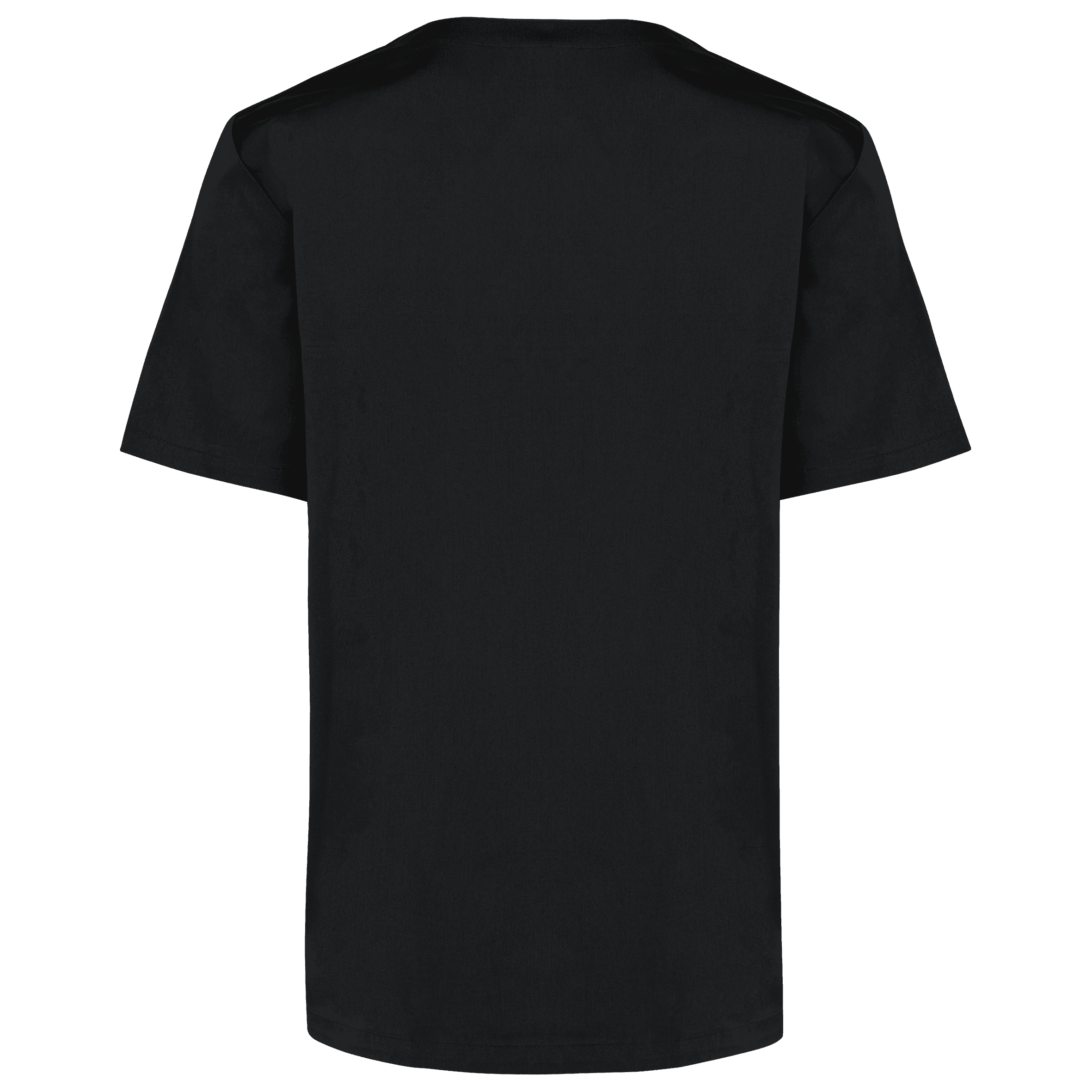 Tunique manches courtes polycoton unisexe — coloris Black (Noir)