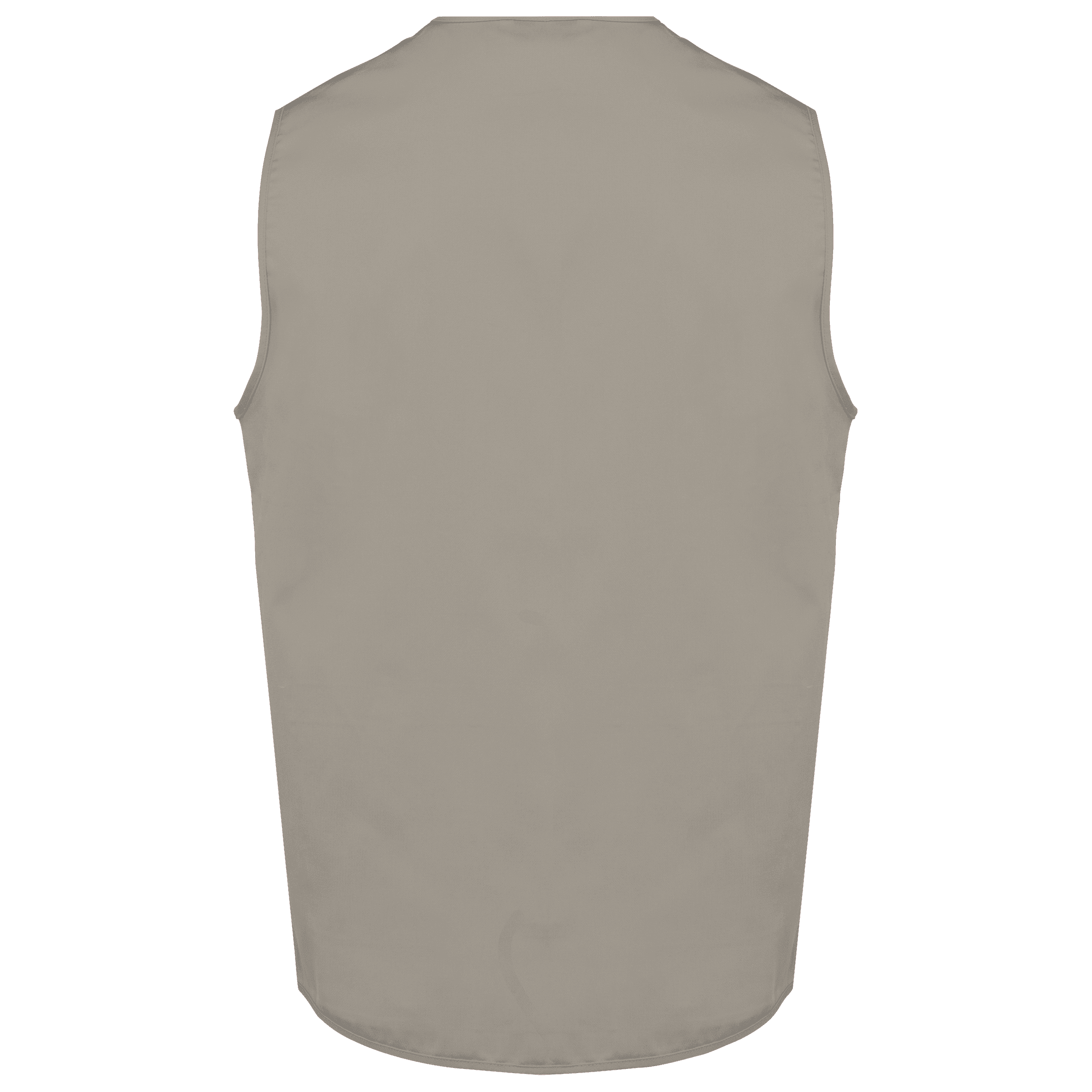 Gilet polycoton multipoches unisexe — coloris Beige (Beige)