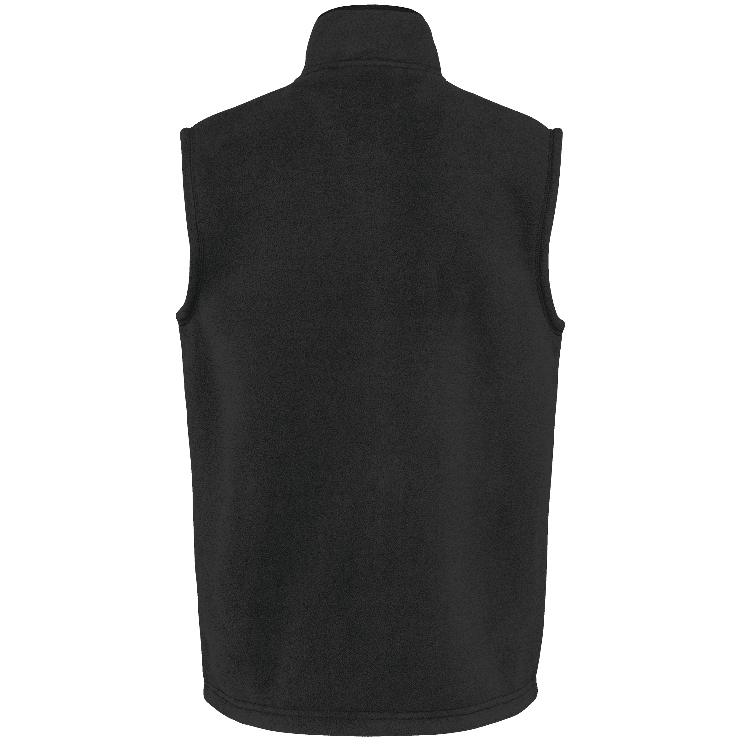 Bodywarmer polaire avec intérieur sherpa unisexe — coloris Black (Noir)