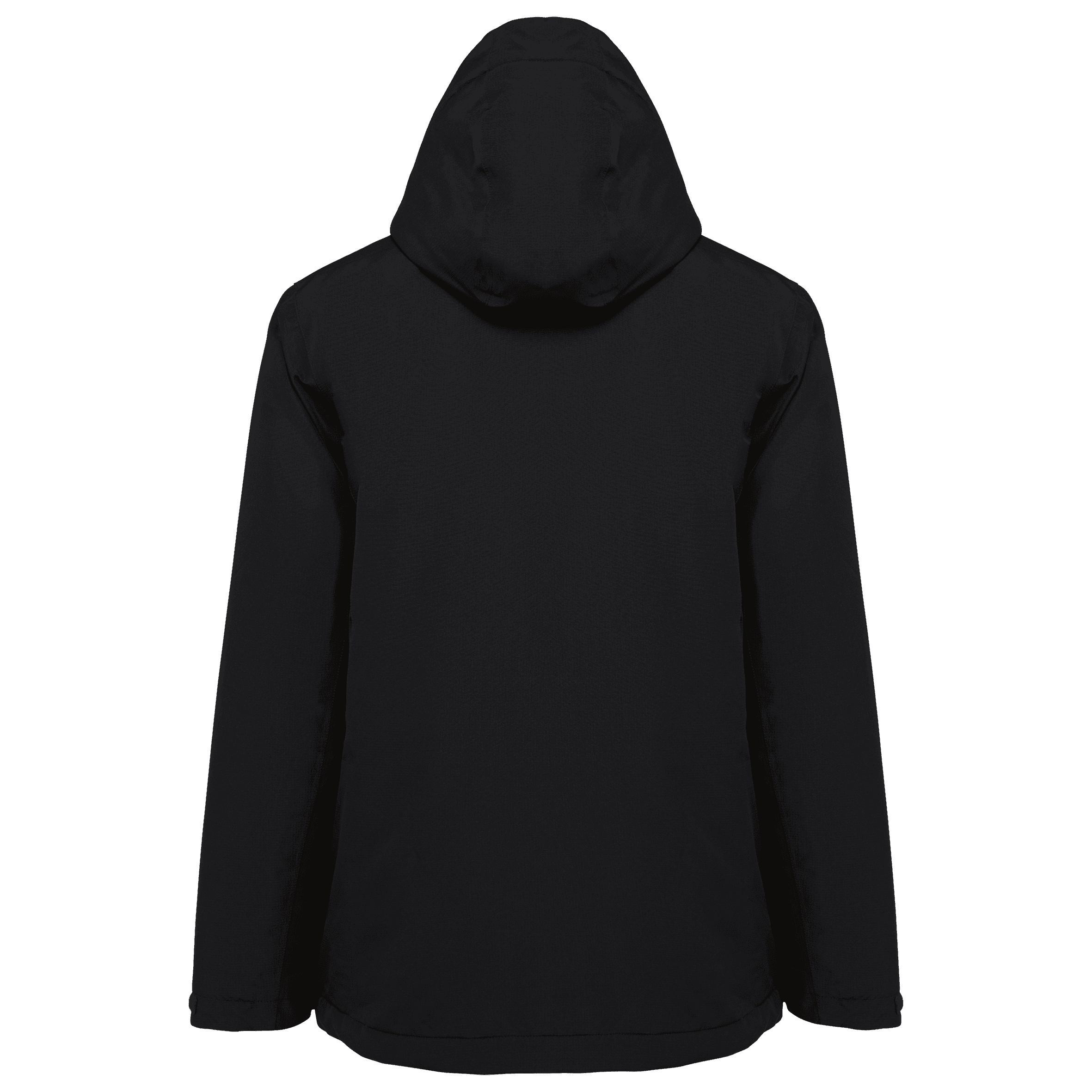 Parka performance à capuche unisexe — coloris Black (Noir)