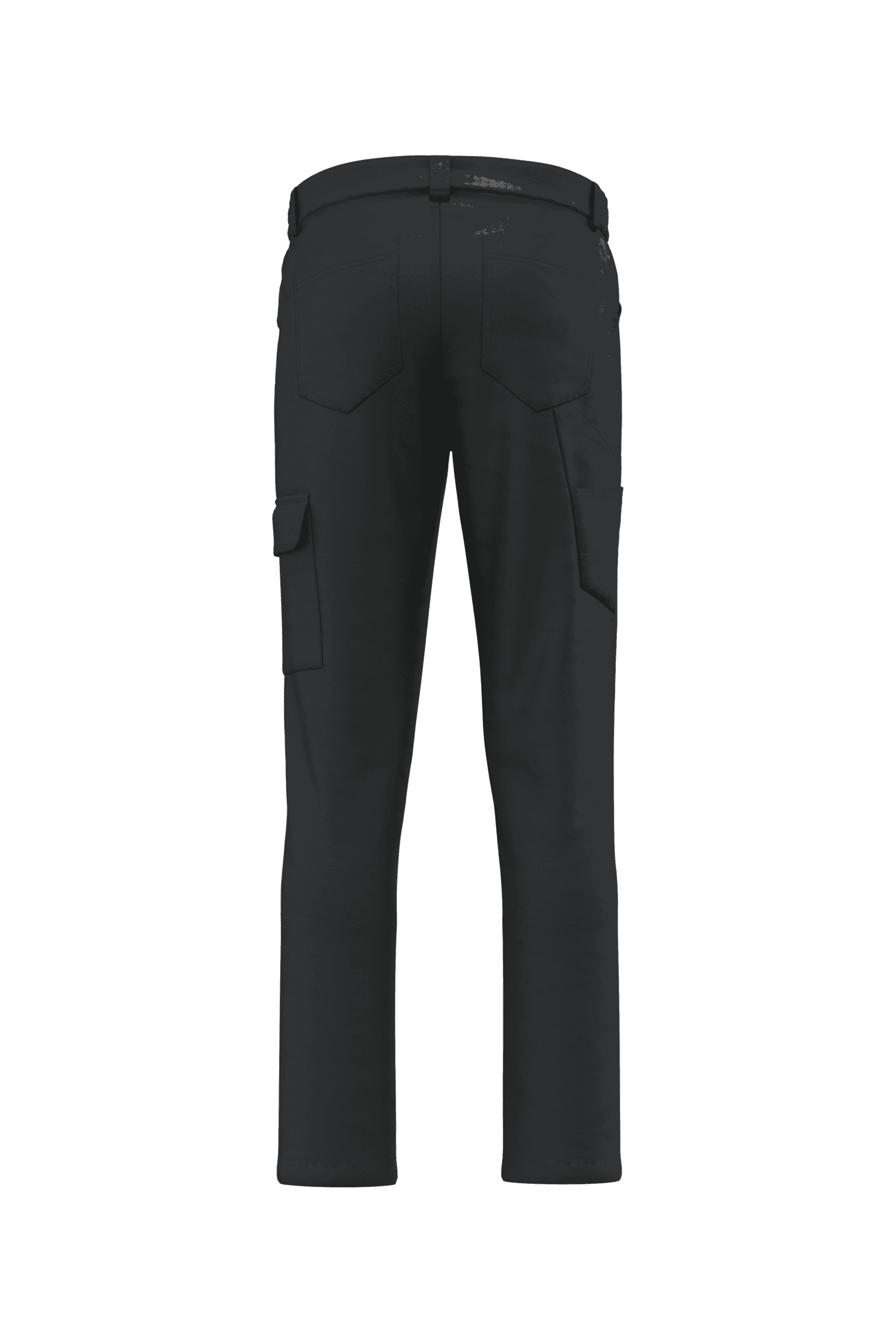 Pantalon stretch coton unisexe — coloris Black (Noir)