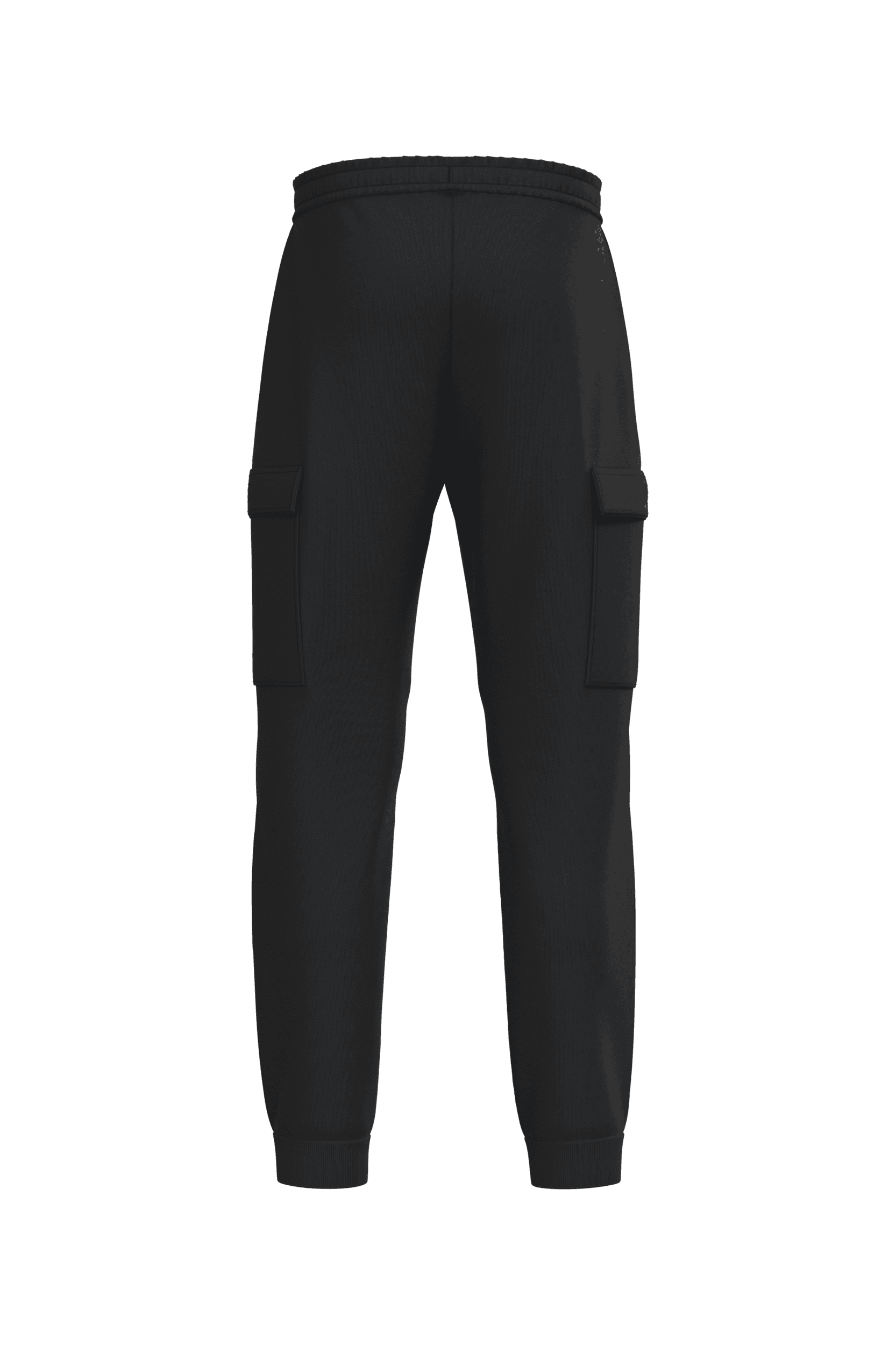 Pantalon molleton cargo écoresponsable homme — coloris Black (Noir)
