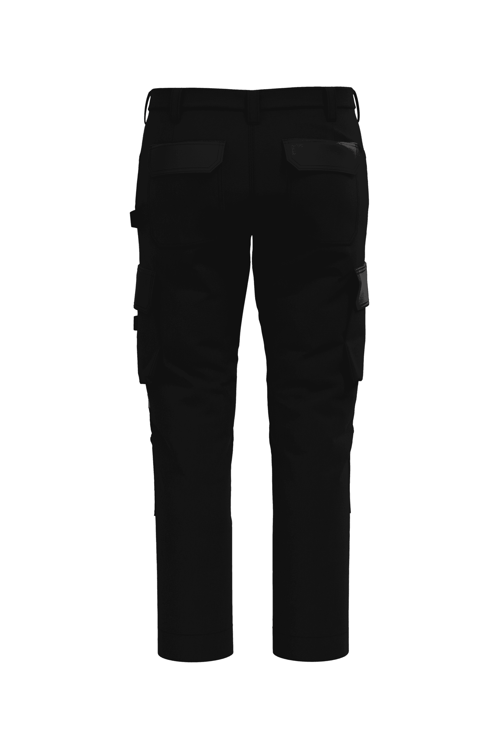 Pantalon de travail bicolore homme — coloris Black (Noir)
