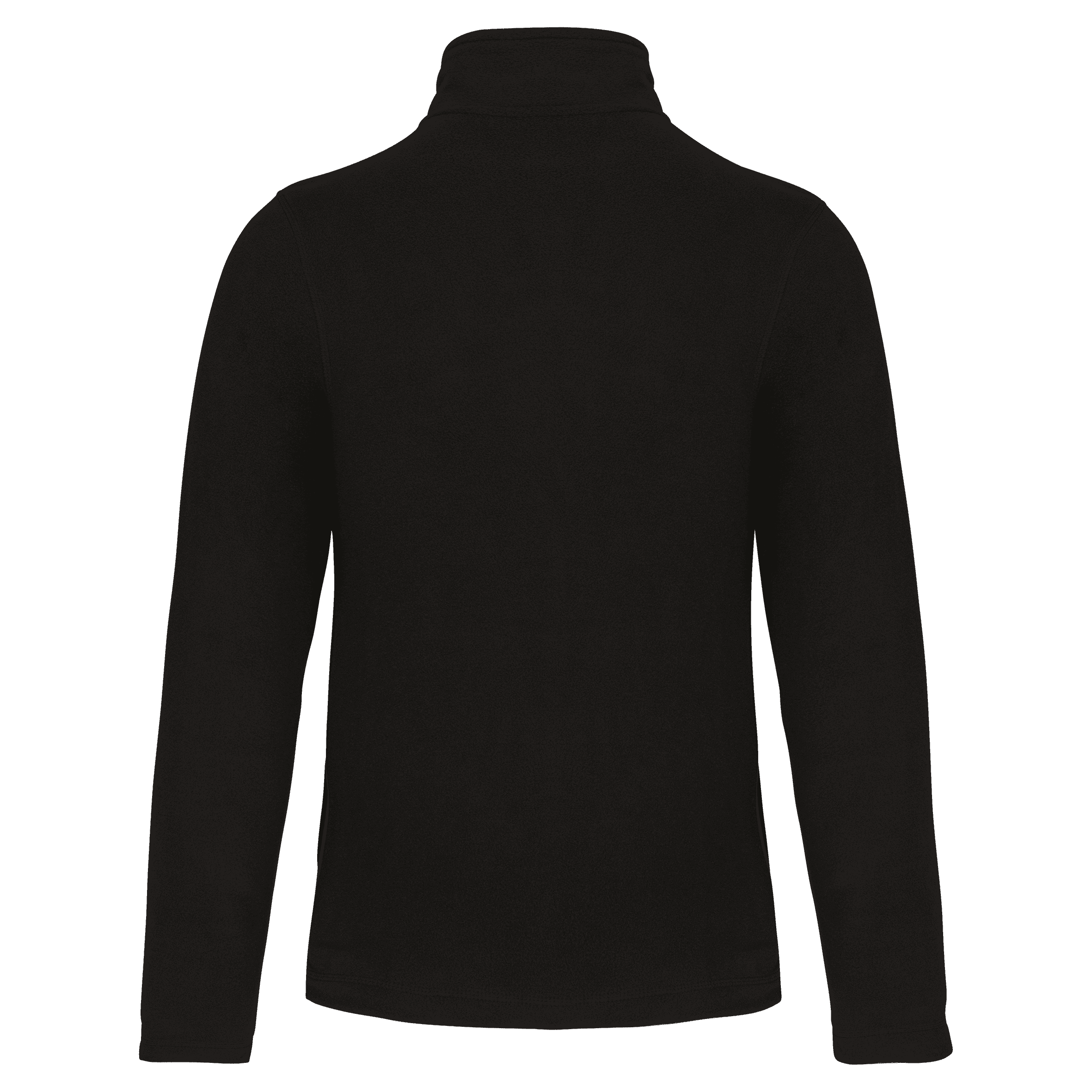 Veste micropolaire zippée homme — coloris Black (Noir)