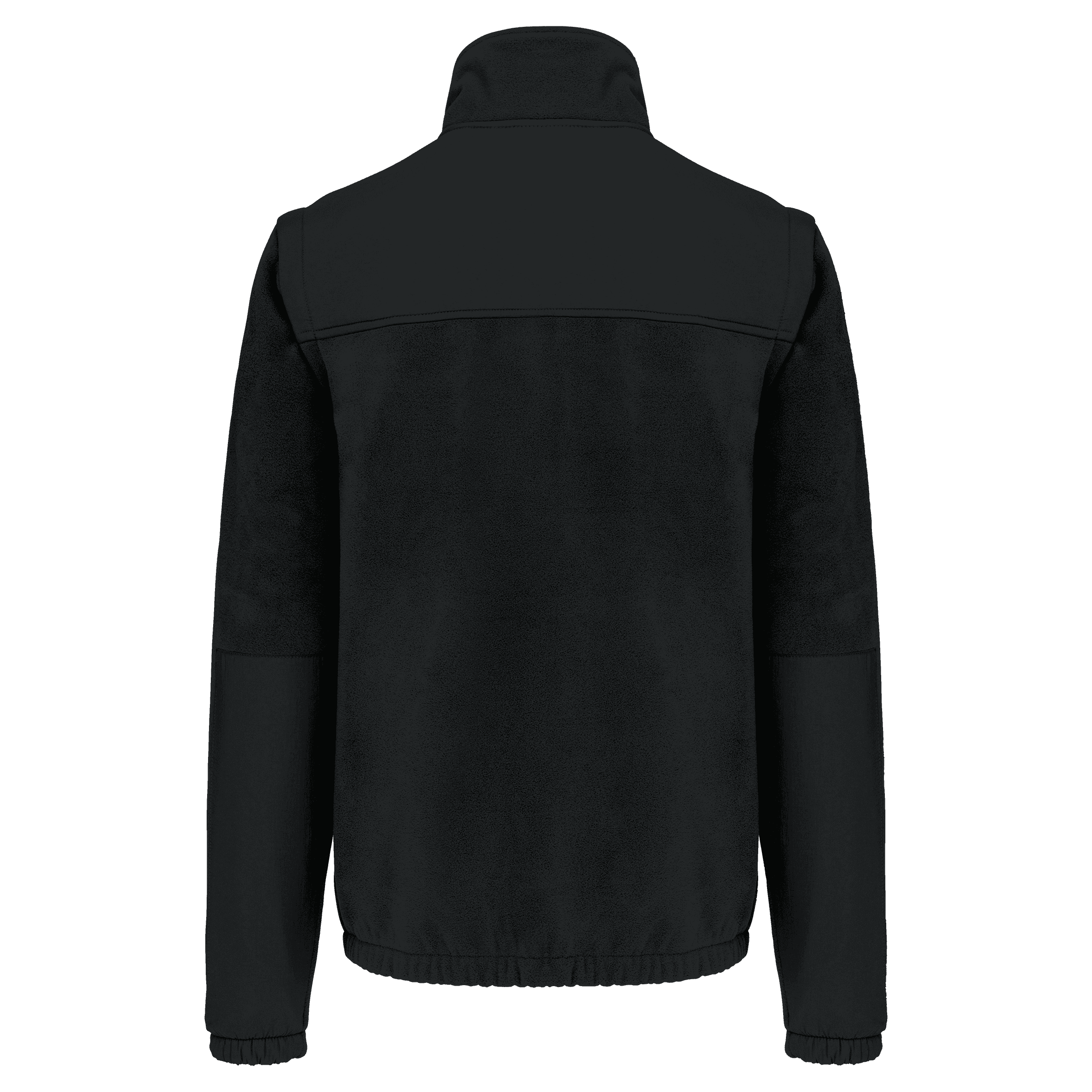 Veste polaire manches amovibles homme — coloris Black (Noir)