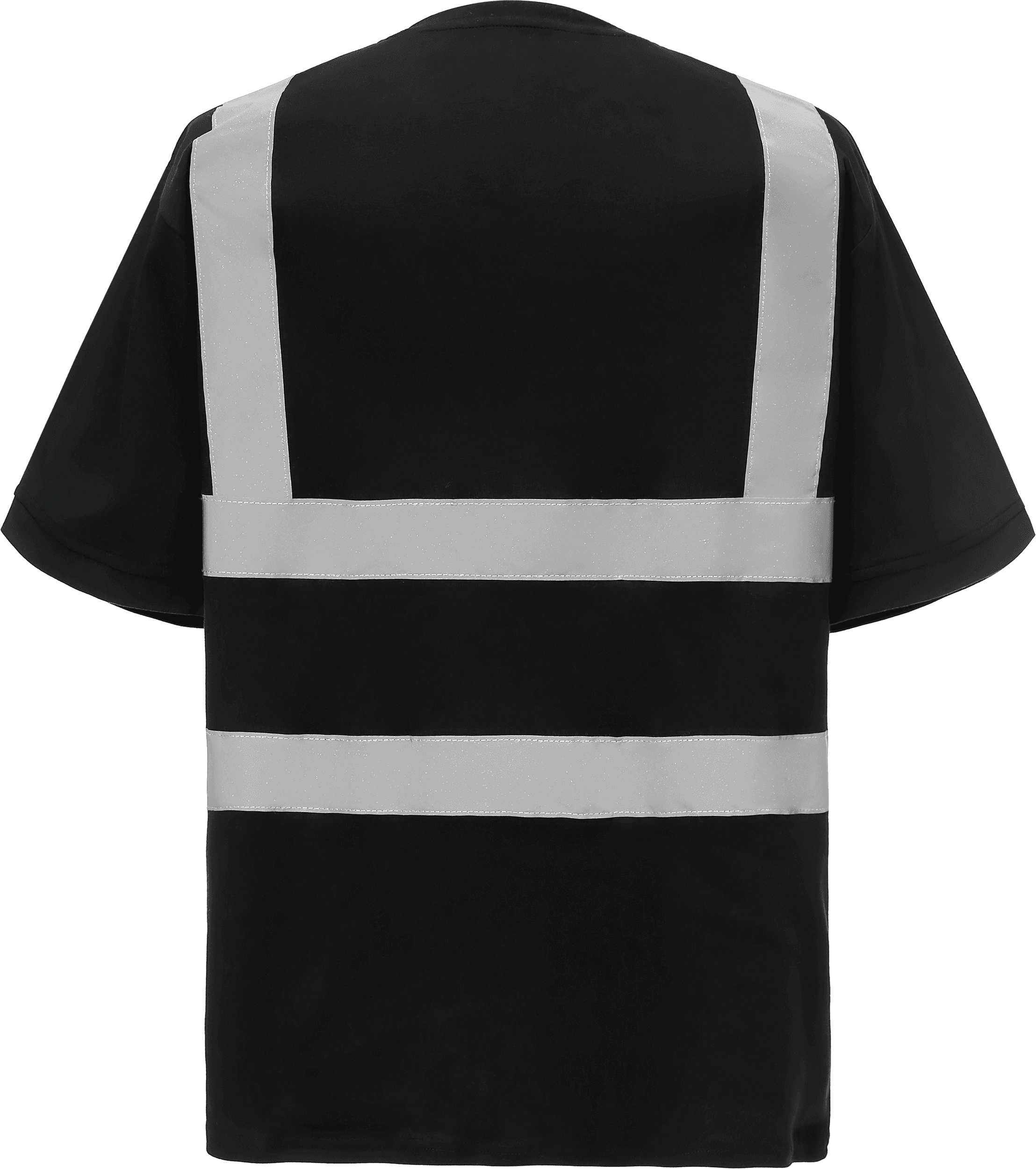 T-shirt manches courtes haute visibilité — coloris Black (Noir)