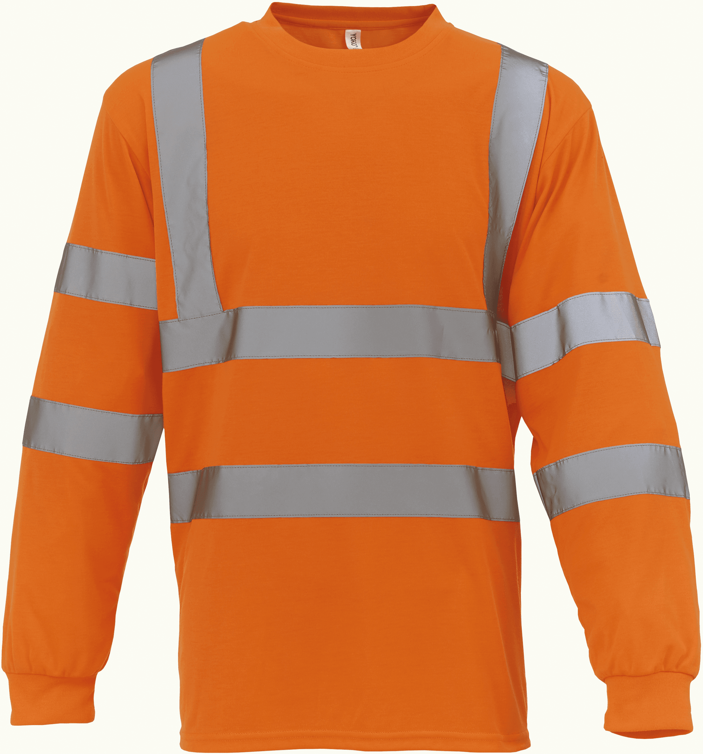 T-shirt haute visibilité manches longues — coloris Hi Vis Orange (Orange)