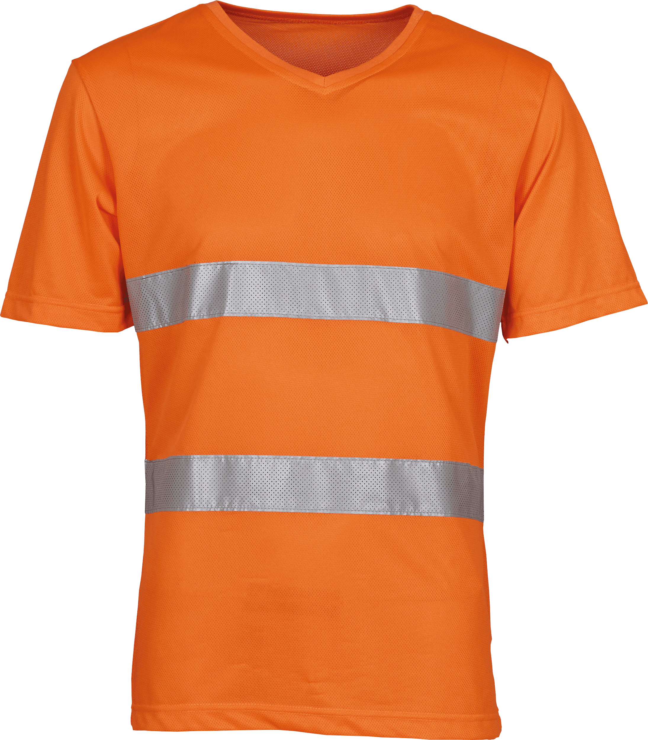 T-shirt col V haute visibilité Top Cool — coloris Hi Vis Orange (Orange)