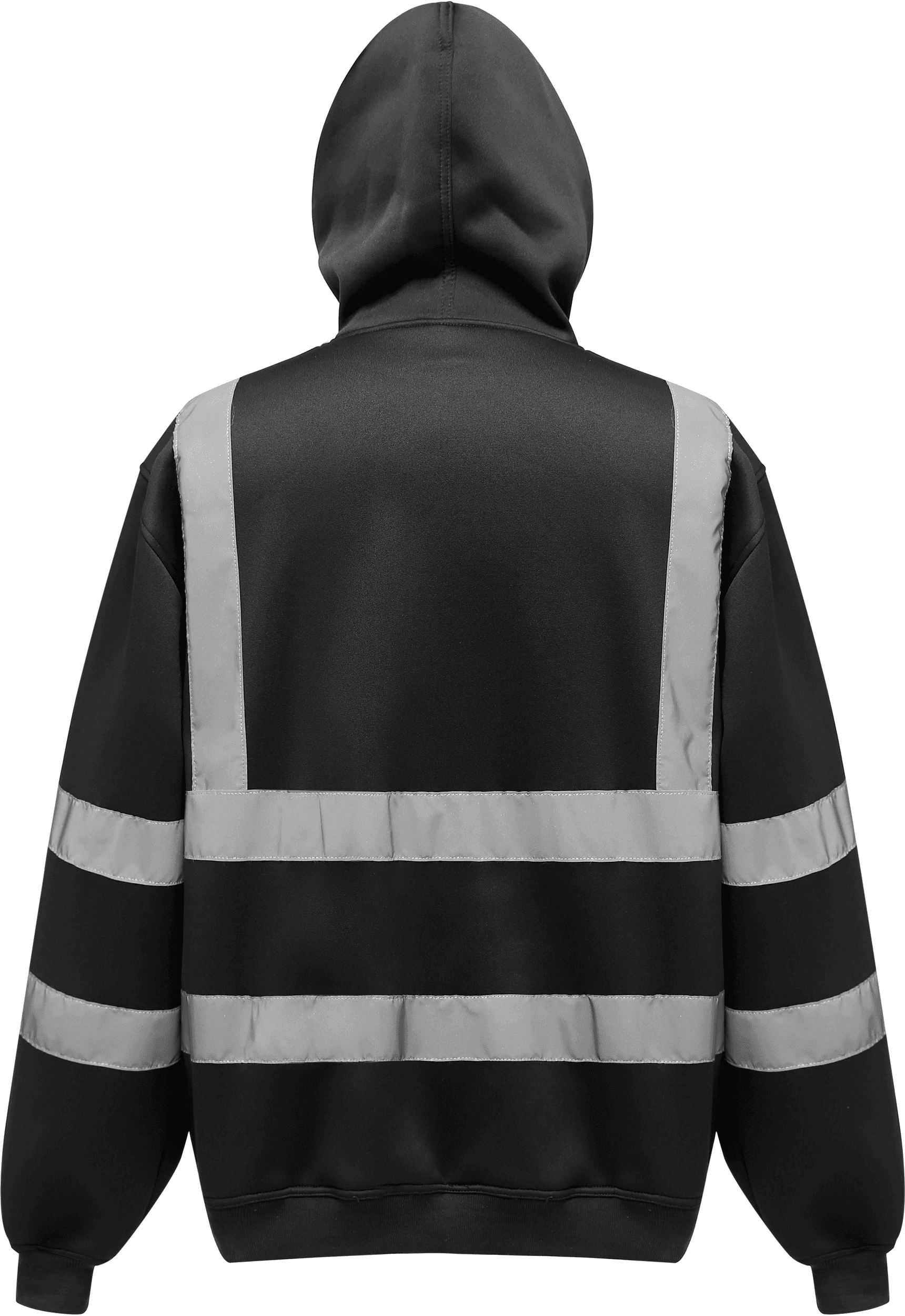 Sweatshirt capuche haute visibilité — coloris Black (Noir)