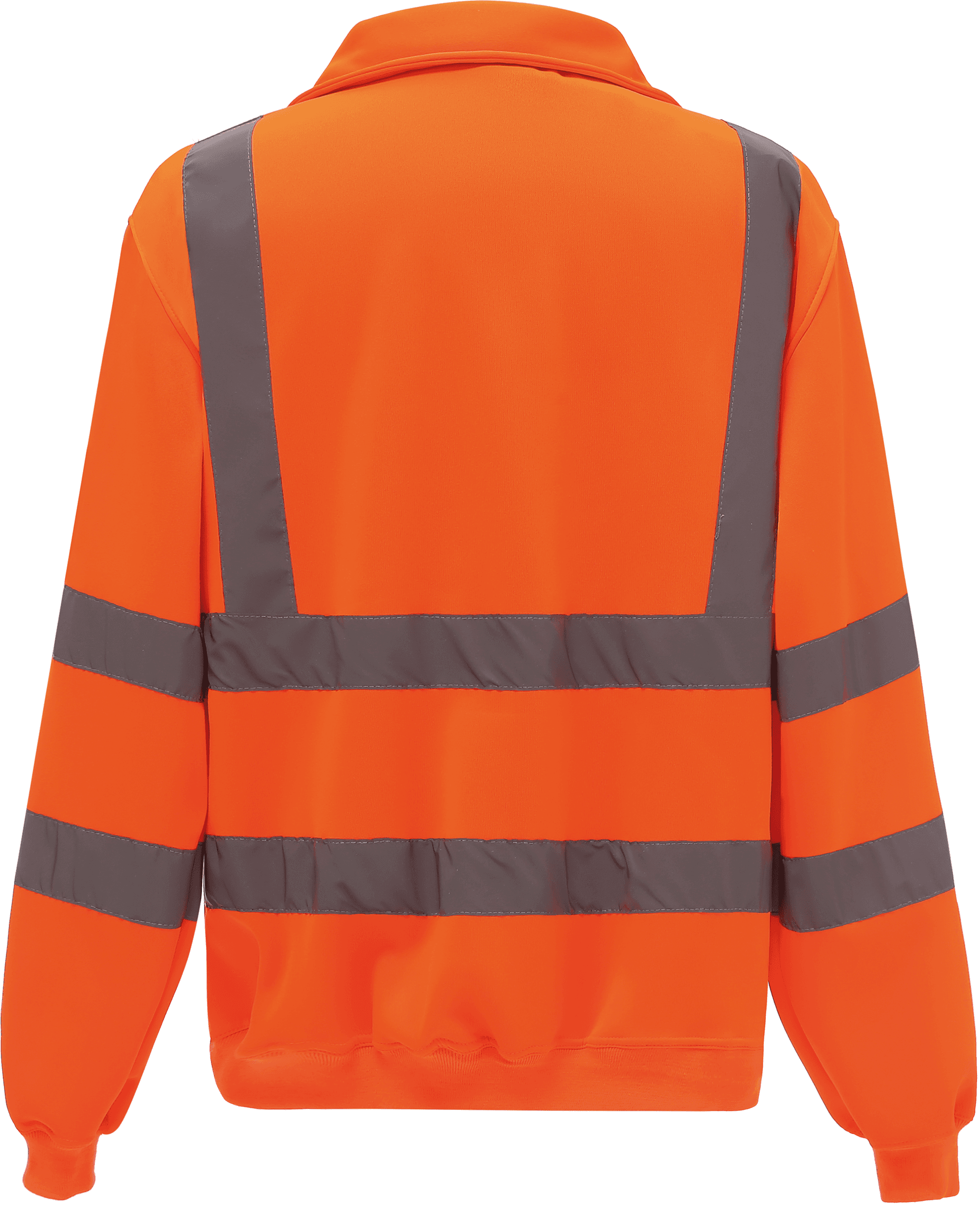 Sweat-shirt 1/4 zip haute visibilité — coloris Hi Vis Orange (Orange)