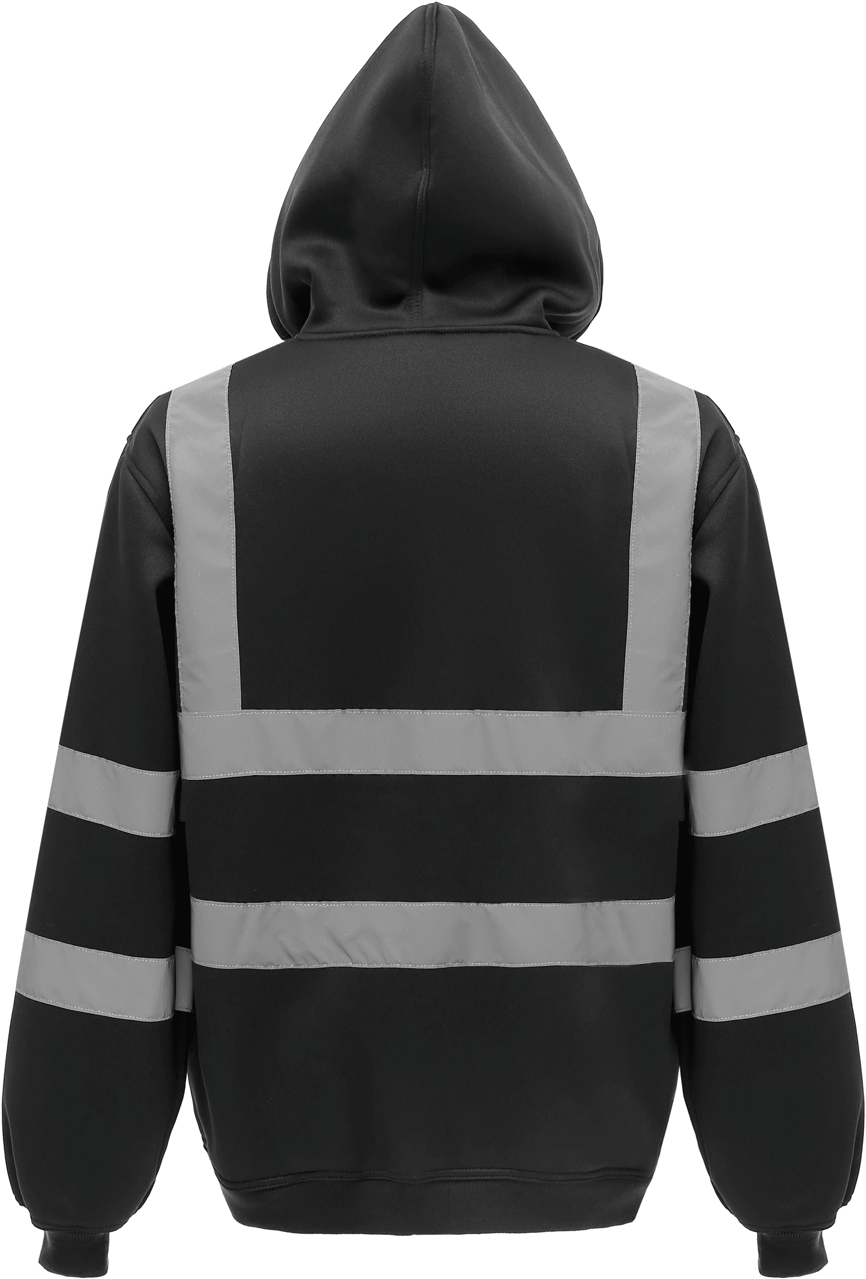 Sweat-shirt zippé capuche — coloris Black (Noir)