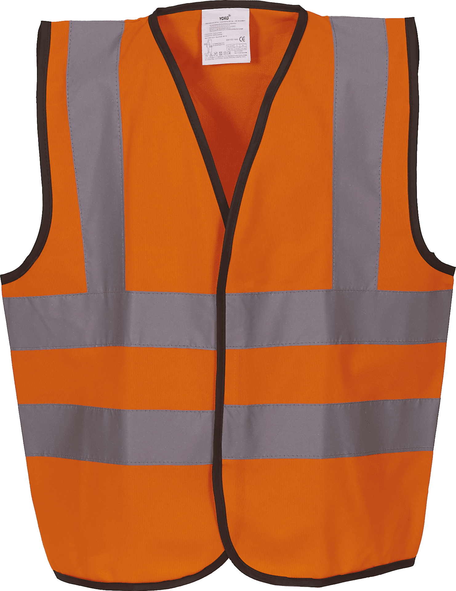 Gilet haute visibilité enfant — coloris Hi Vis Orange (Orange)