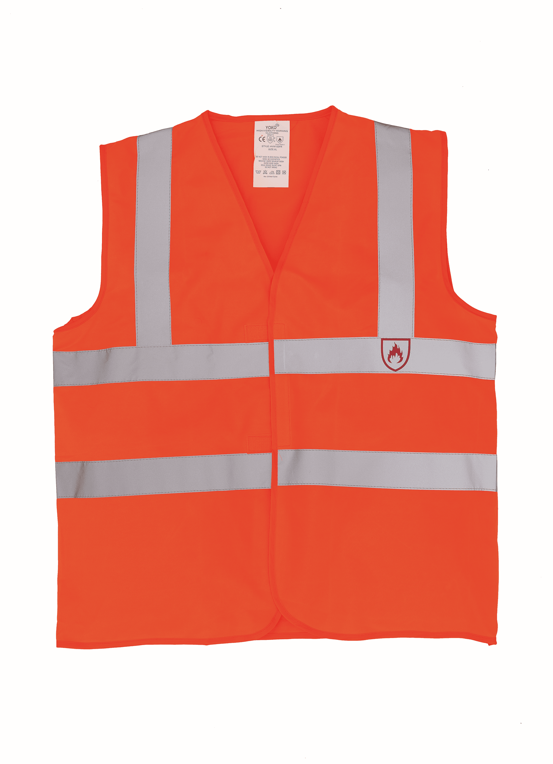 Gilet haute visibilité & LSF (chaleur et flamme) — coloris Hi Vis Orange (Orange)