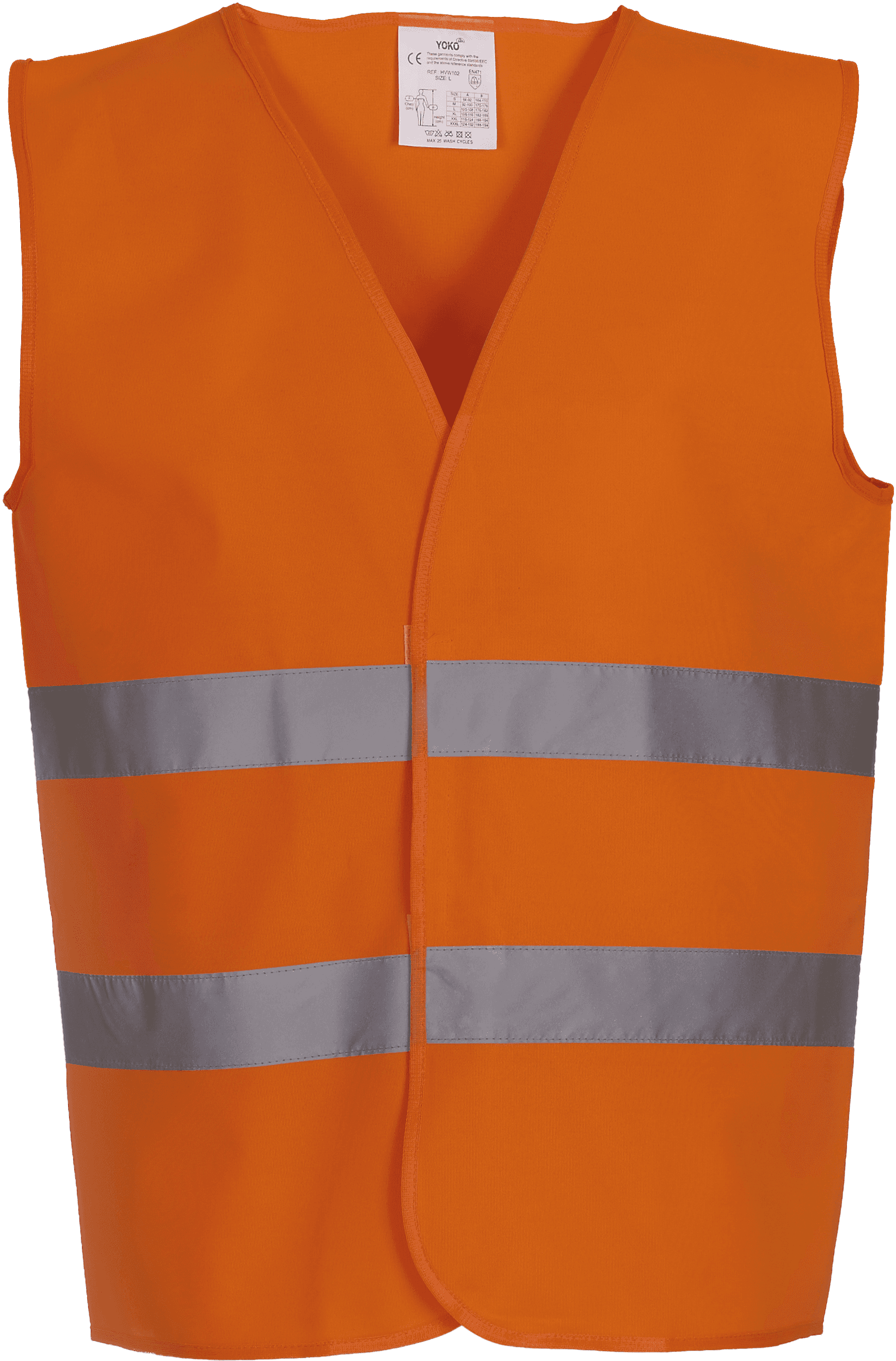 Gilet à 2 bandes haute visibilité — coloris Hi Vis Orange (Orange)