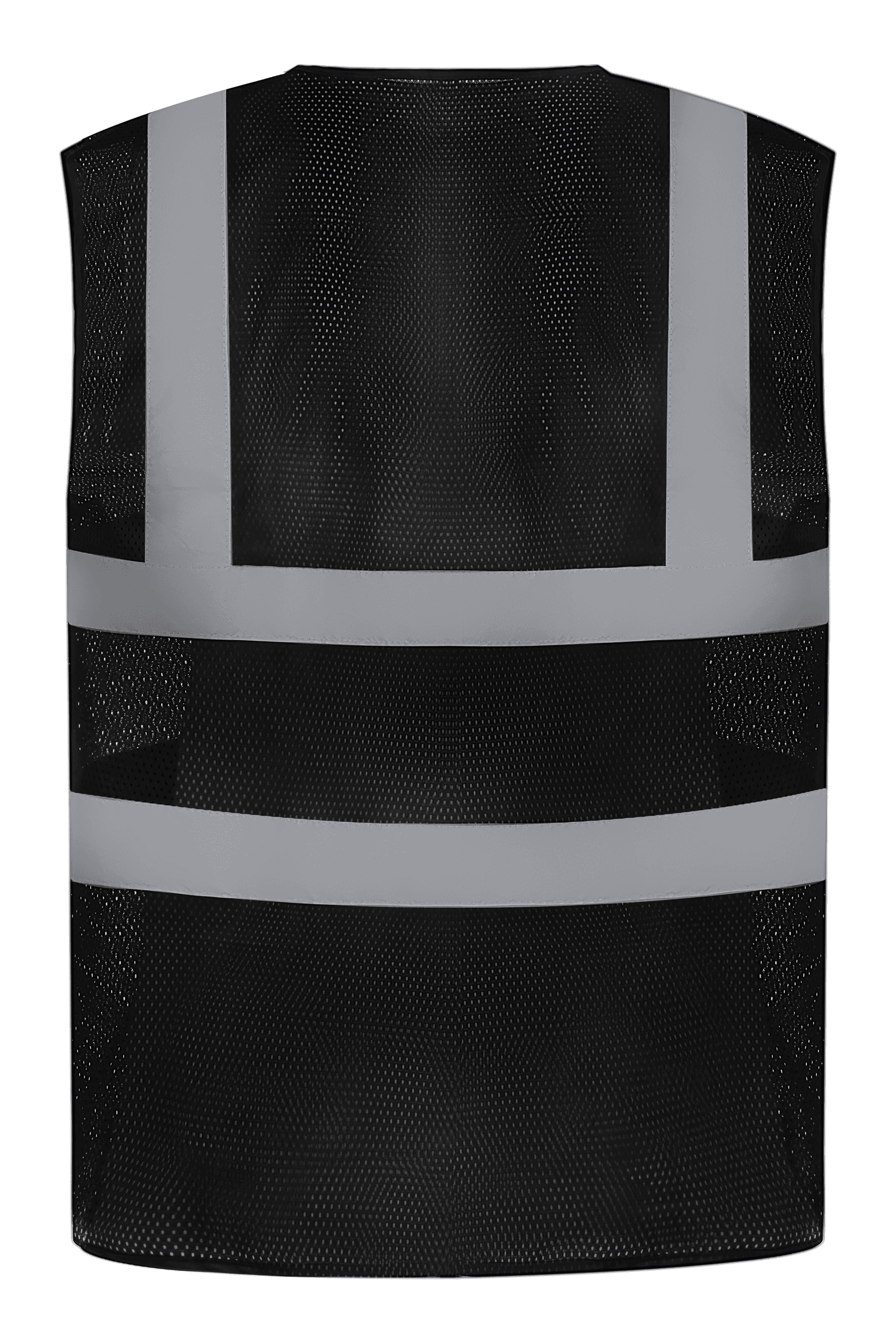 Gilet haute visibilité à maille ajourée — coloris Black (Noir)