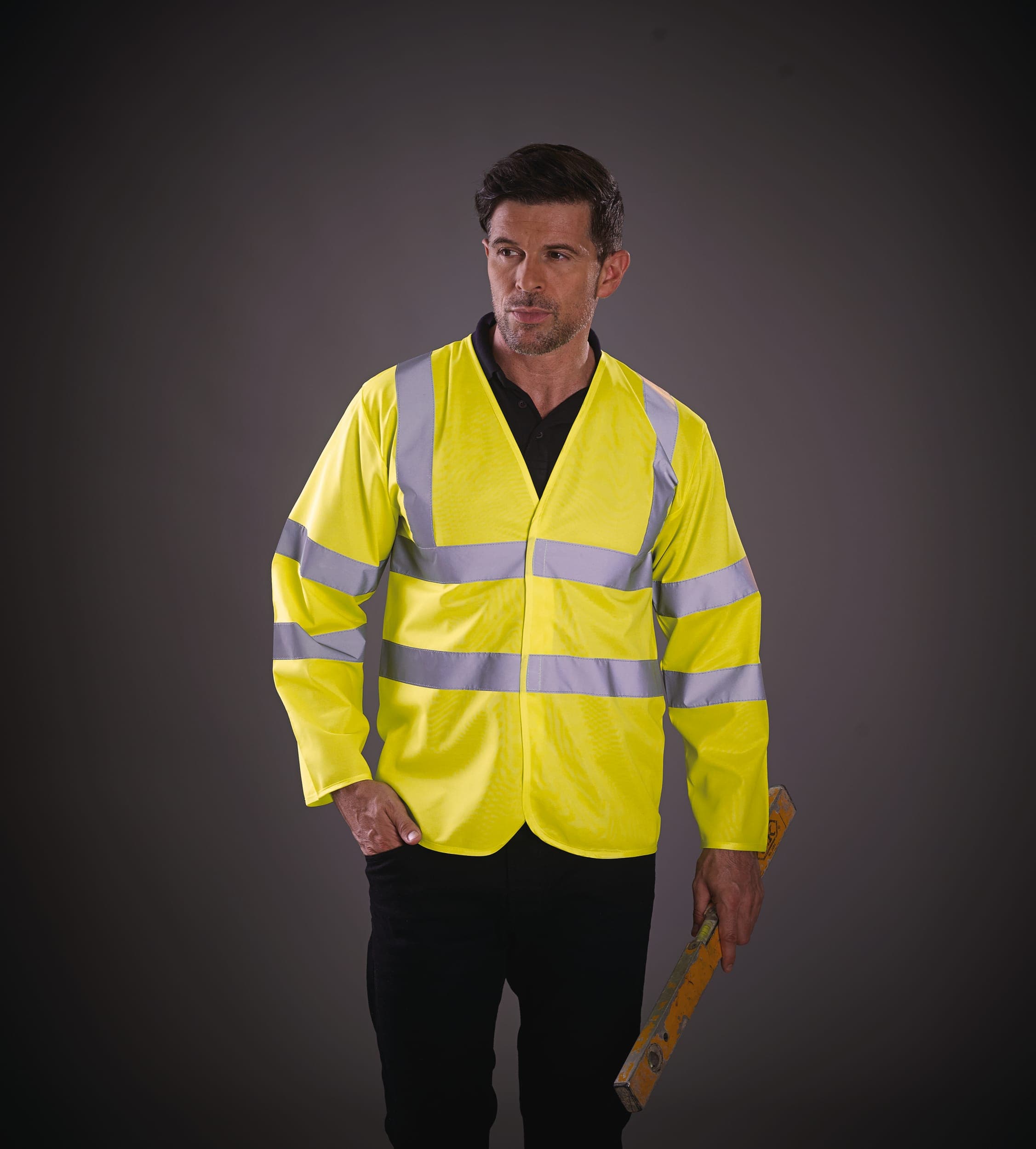 Gilet Hi-vis à manches longues — coloris Hi Vis Orange (Orange)