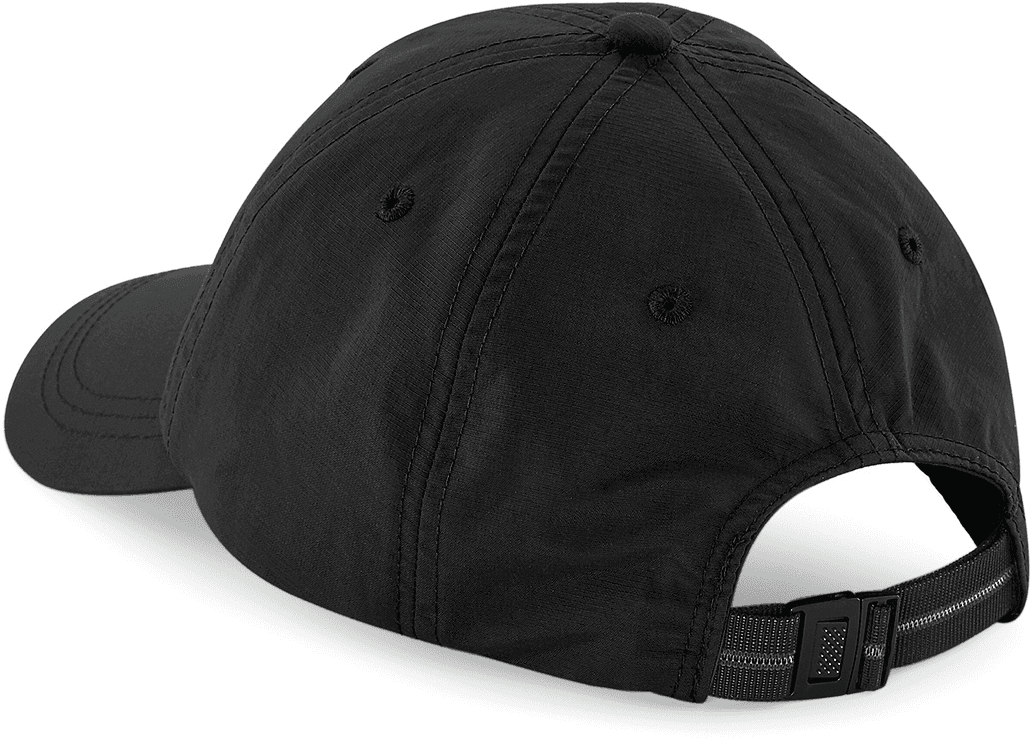 Casquette style Outdoor - 6 panneaux — coloris Black (Noir)