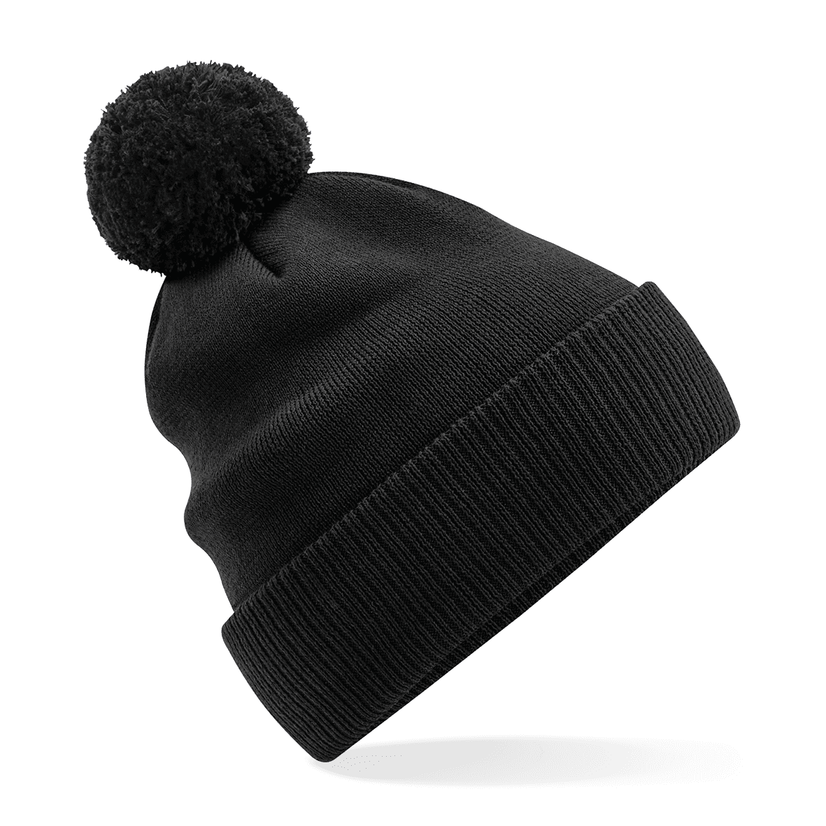 Bonnet Snowstar® en coton bio — coloris Black (Noir)