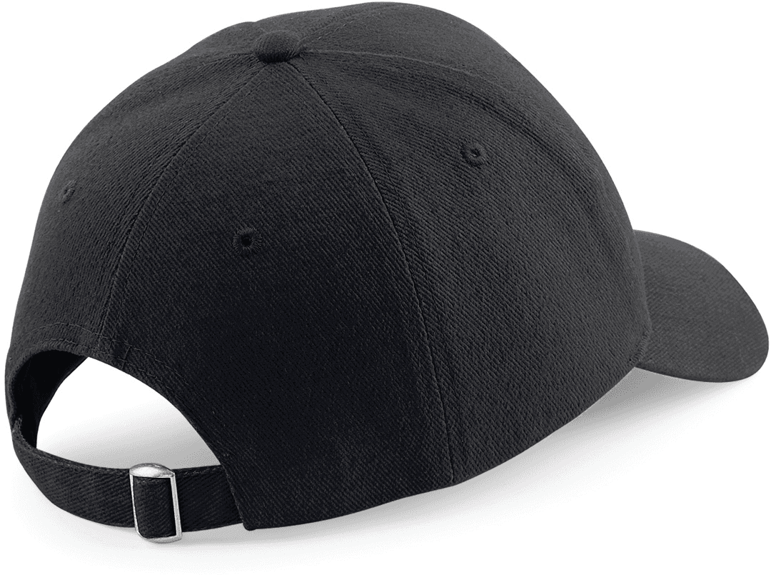 Casquette homme Pro-Style en coton brossé - 6 panneaux — coloris Black (Noir)