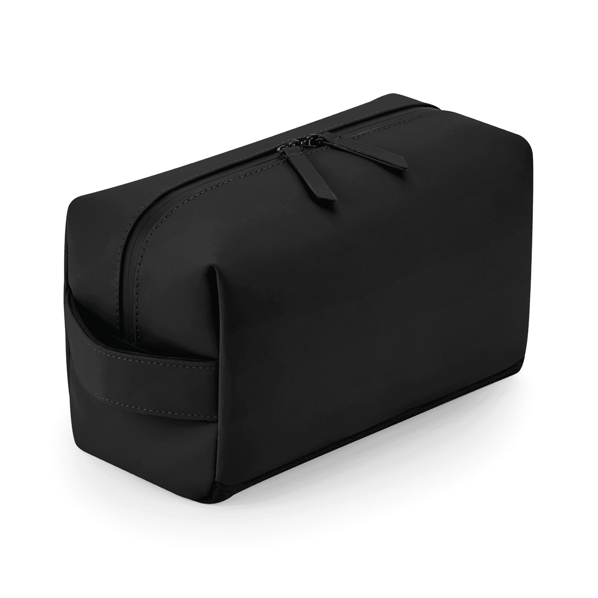 Trousse de toilette en polyuréthane mat — coloris Black (Noir)