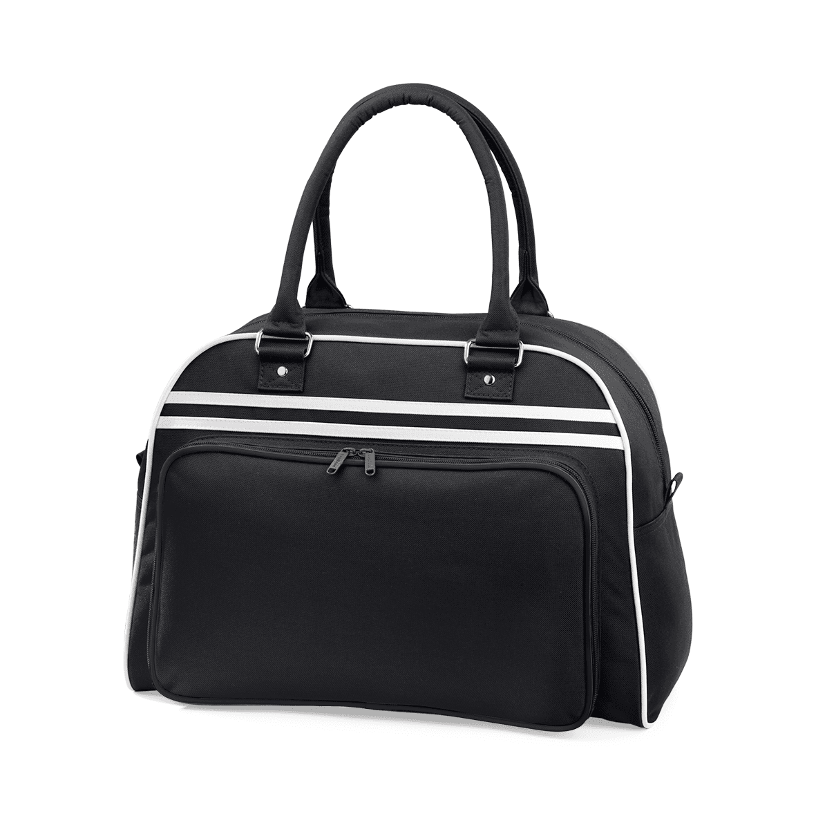 Sac Bowling Rétro — coloris Black / White (Noir)