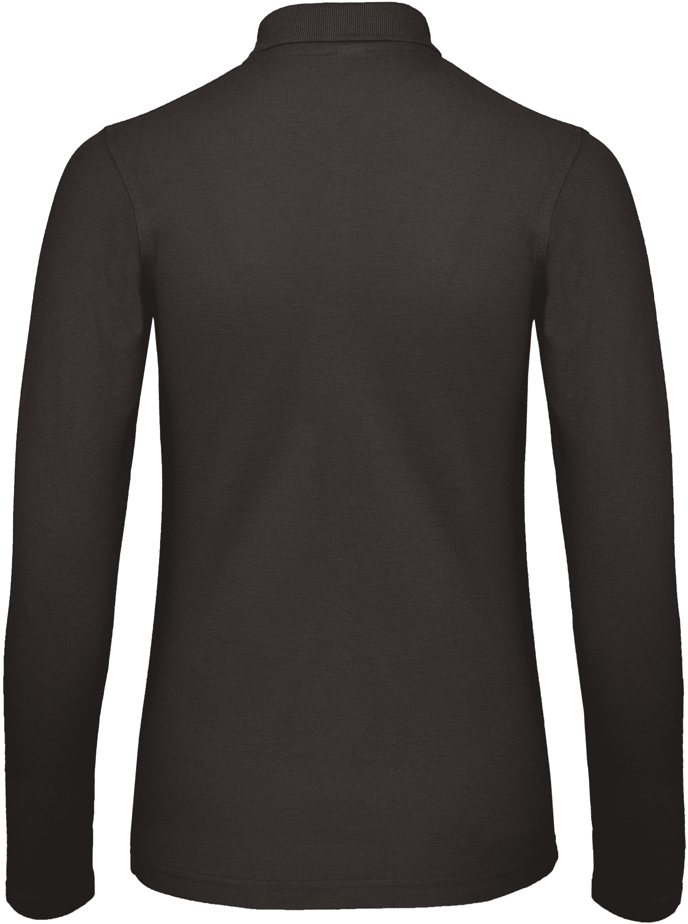 Polo femme ID.001 manches longues — coloris Black (Noir)