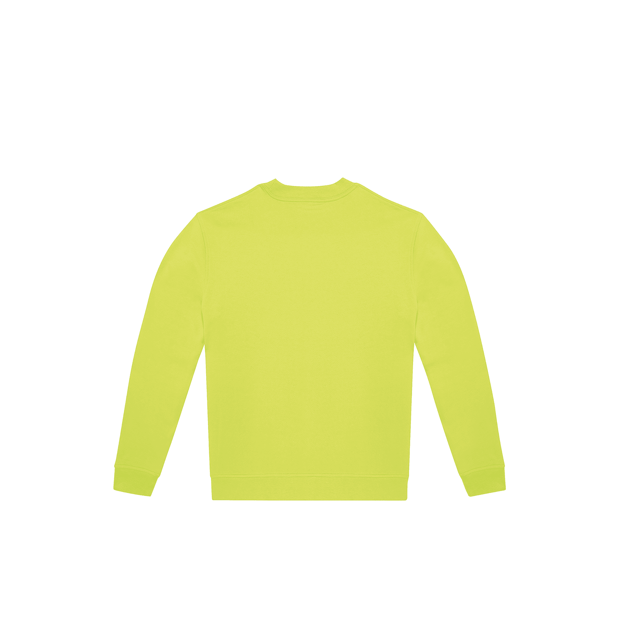 Sweat-shirt col rond ID.222 — coloris Acid Lime (Jaune)