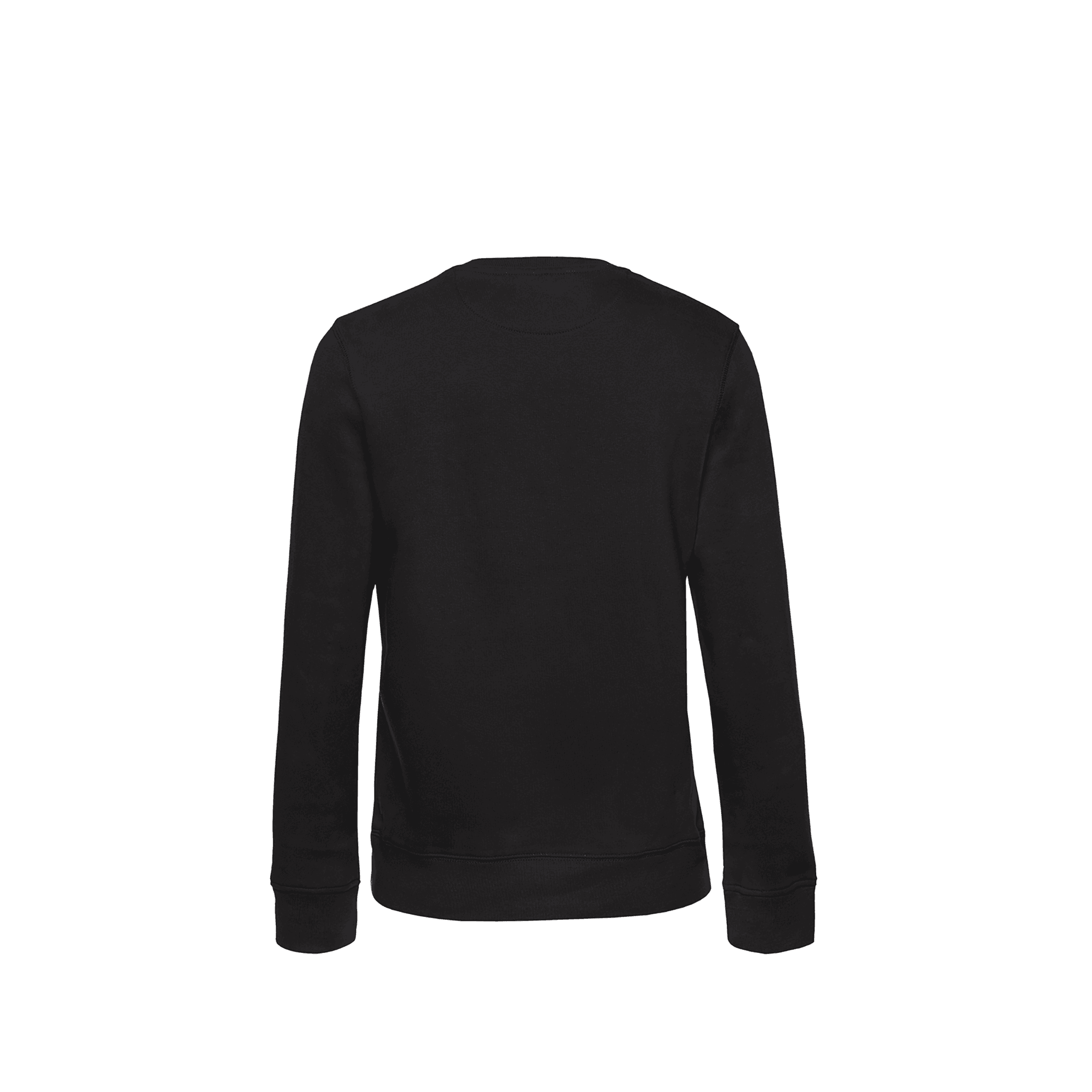 Sweat col rond QUEEN — coloris Black Pure (Noir)