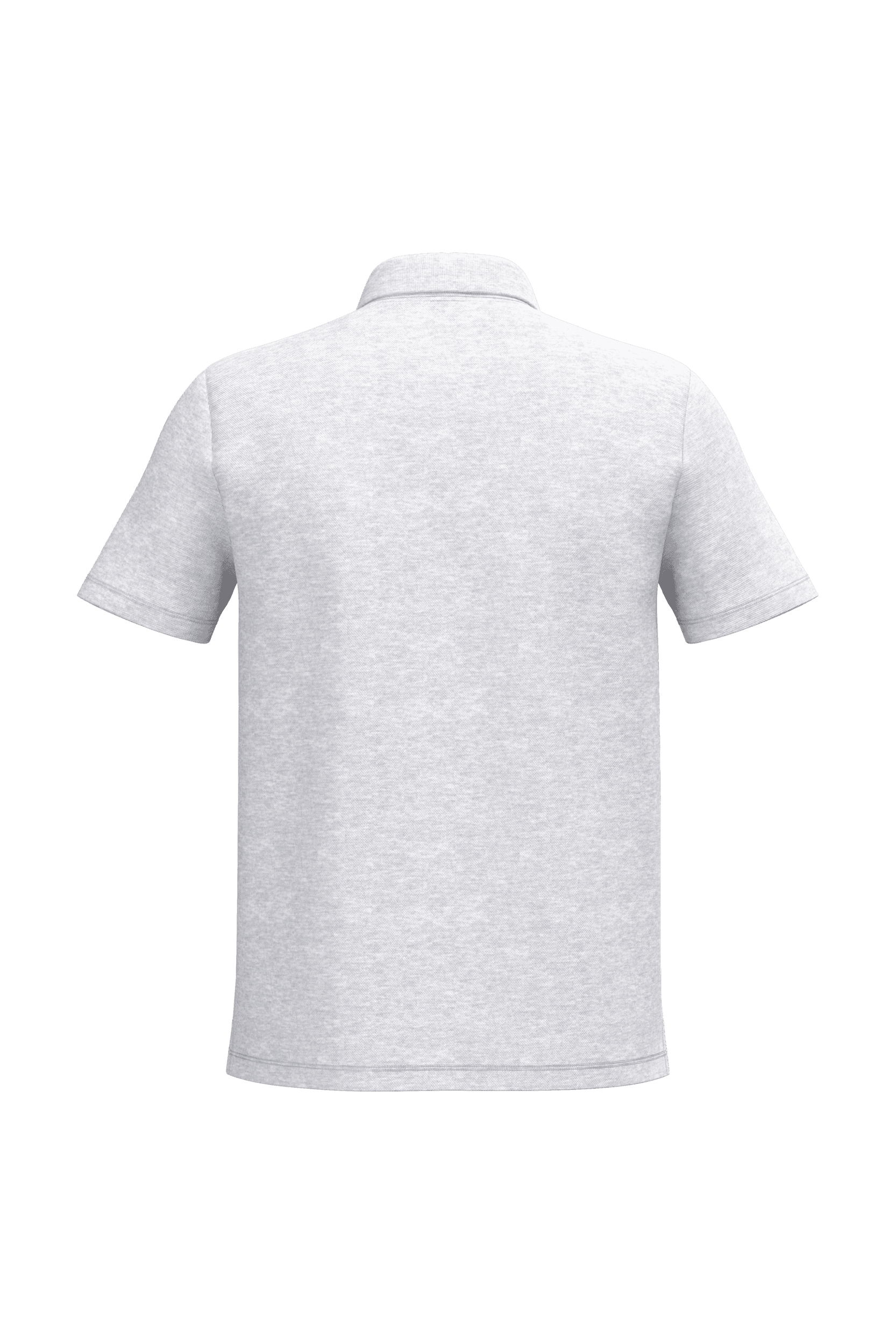 Polo piqué homme — coloris Ideal Ash Heather (Gris)