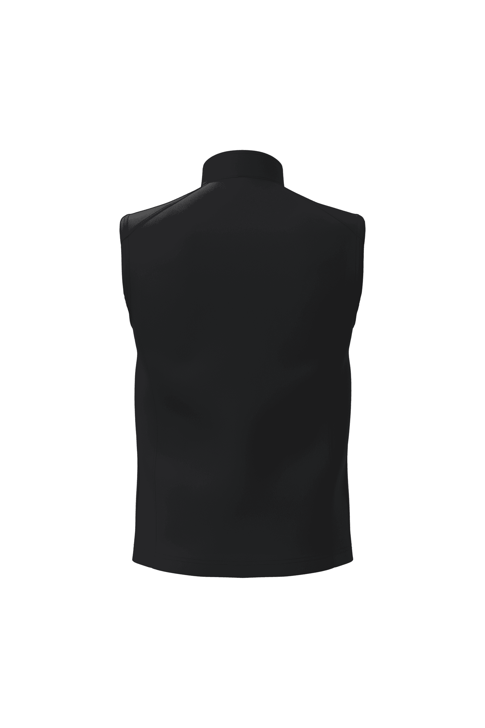Bodywarmer softshell 2 couches unisexe — coloris Ideal Black (Noir)