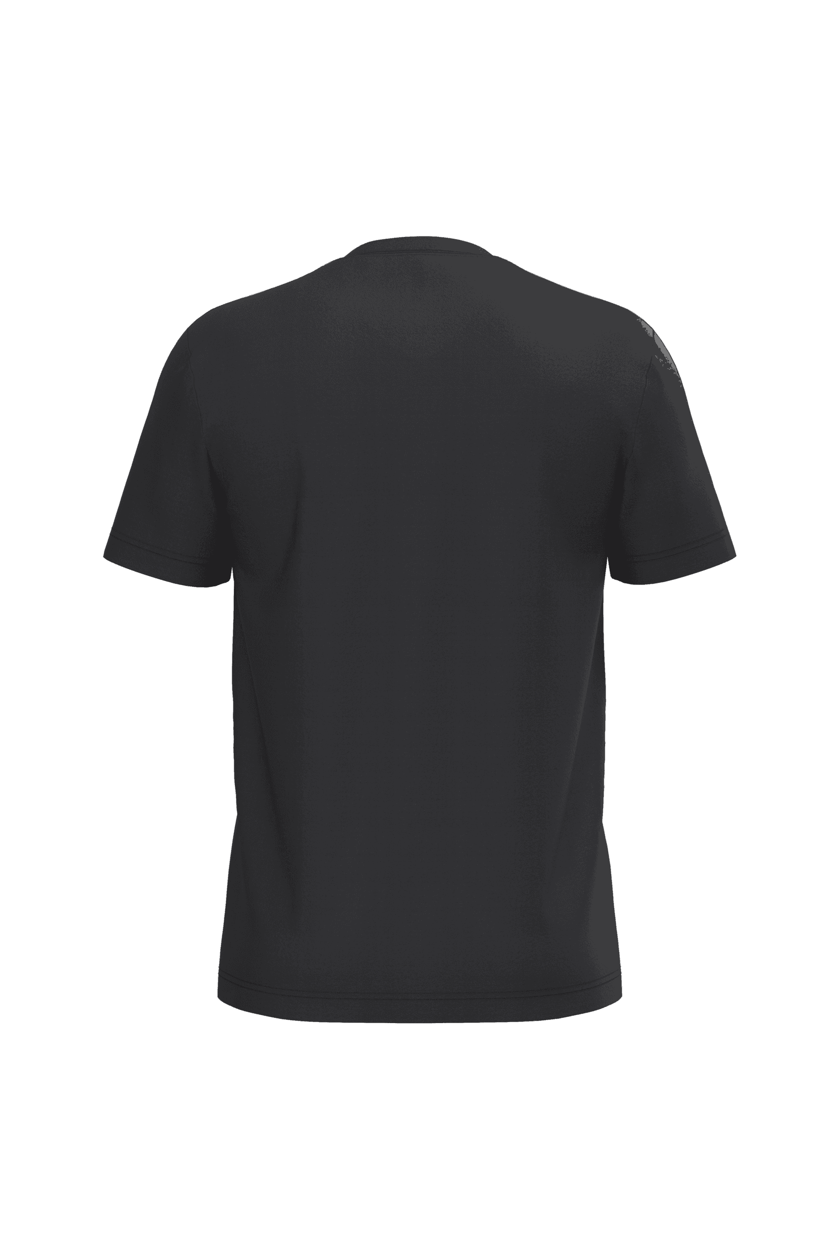 T-shirt col V manches courtes homme — coloris Black (Noir)