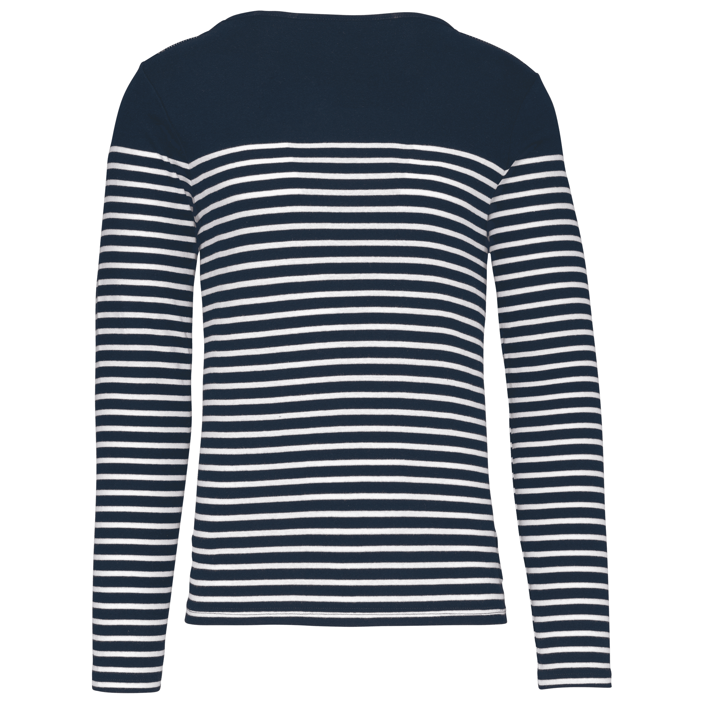 Marinière manches longues homme — coloris Navy / White Stripes (Bleu)