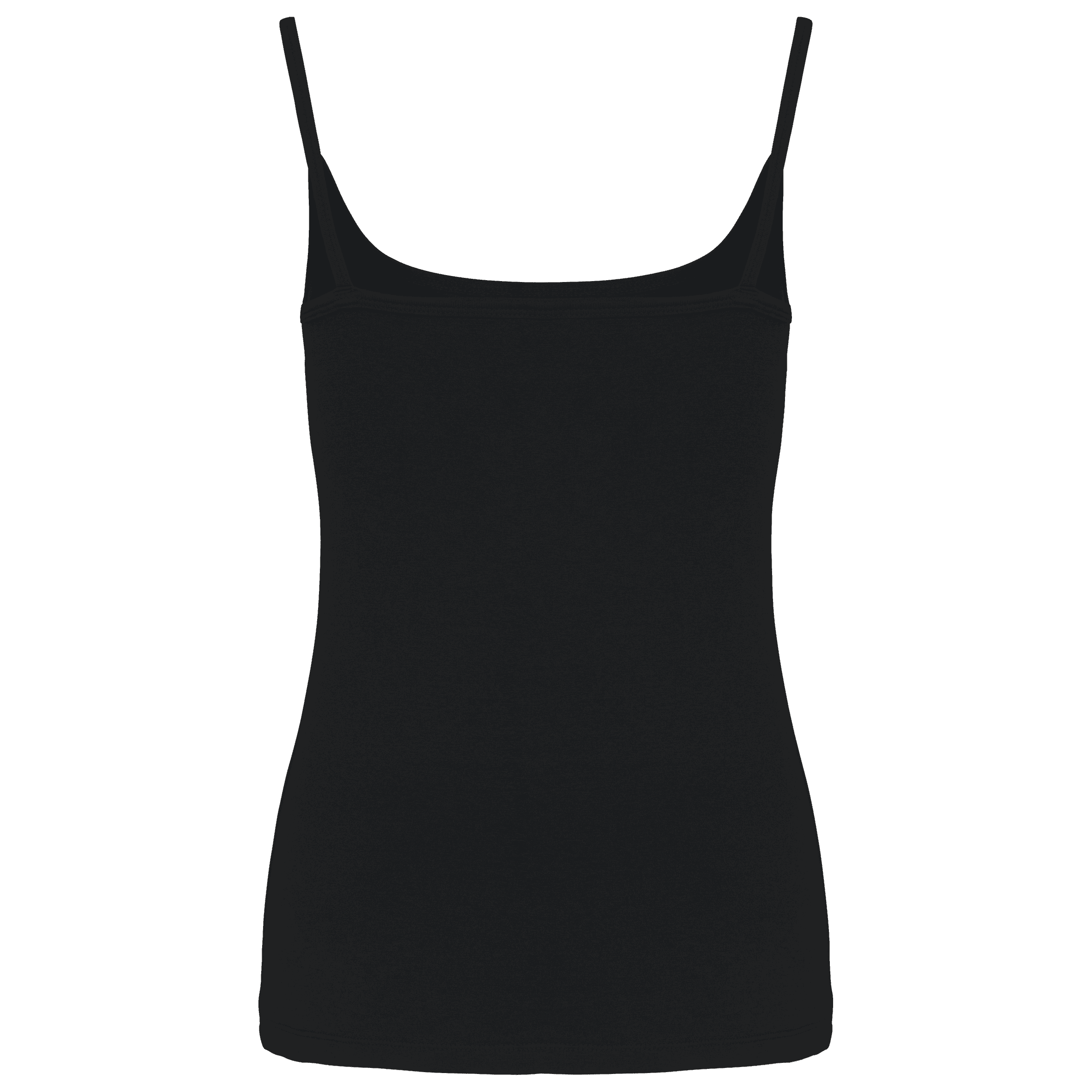 Débardeur à bretelles femme — coloris Black (Noir)