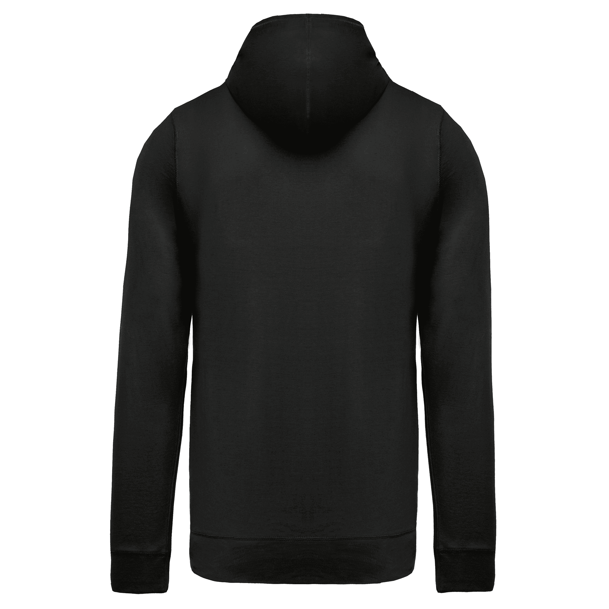 Veste coton légère à capuche — coloris Black (Noir)