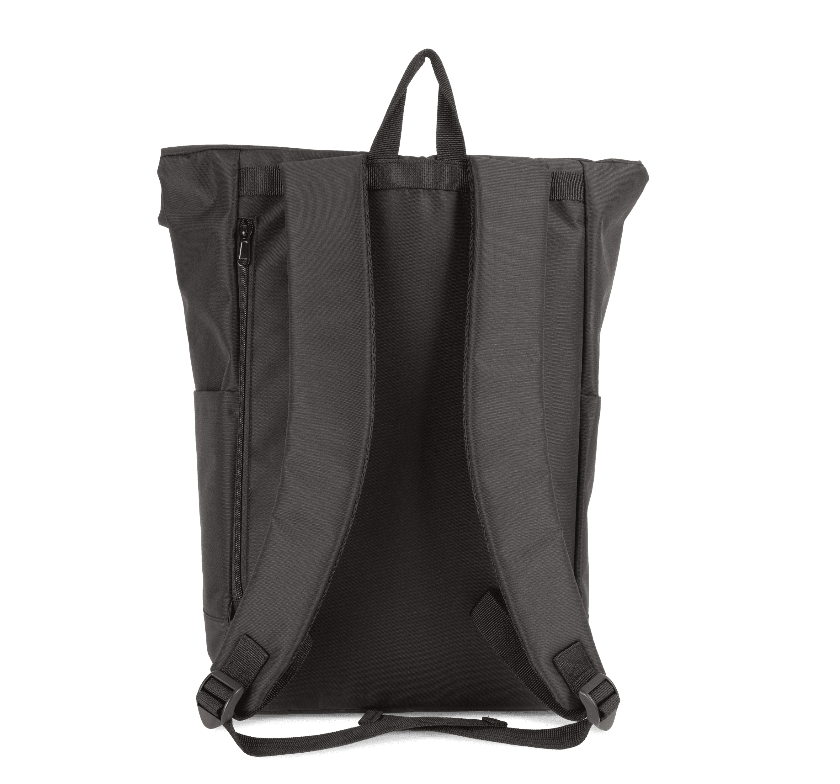 Sac à dos casual Roll-Top — coloris Black (Noir)