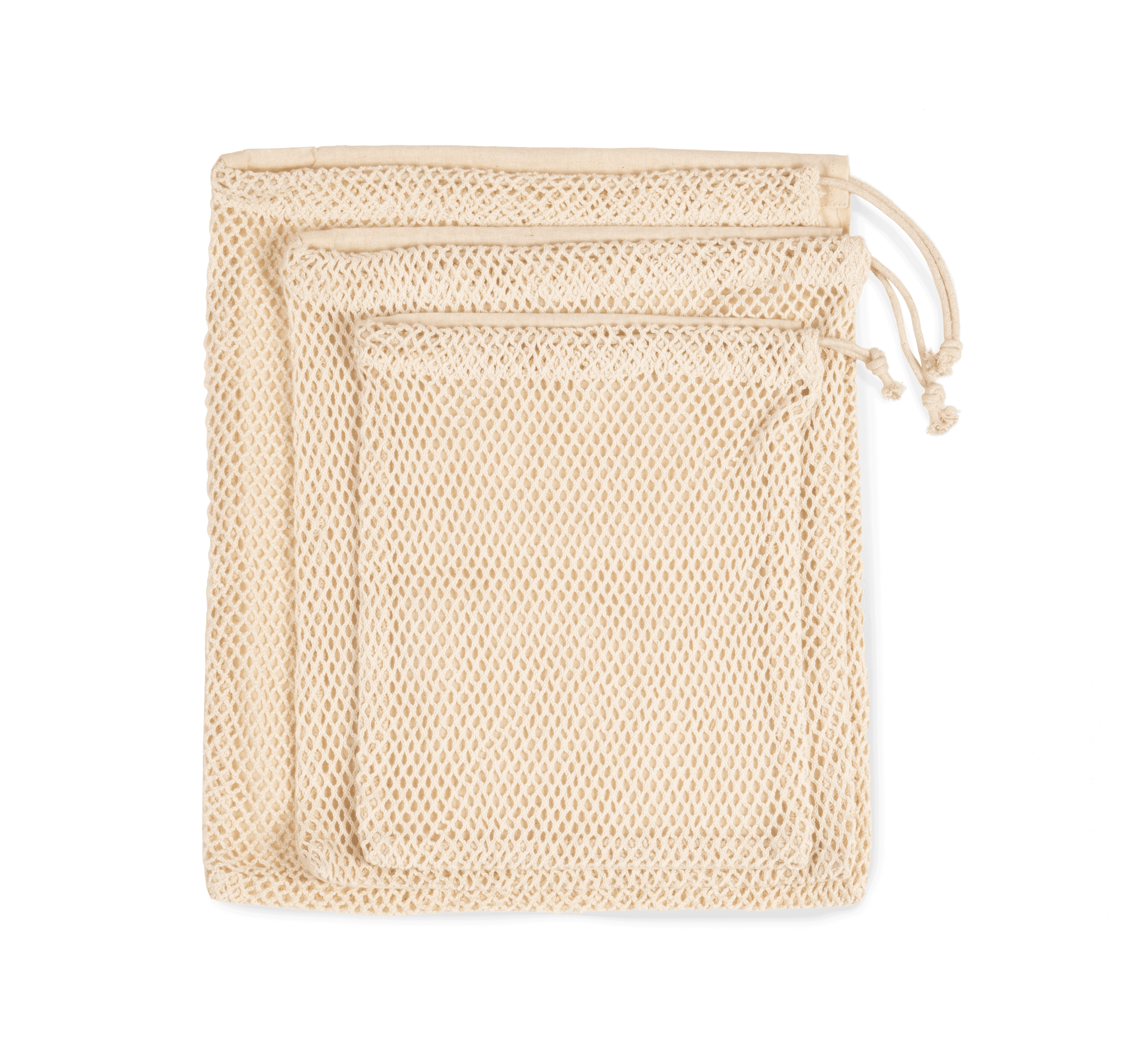 Sac en filet à cordelette — coloris Natural (Beige)