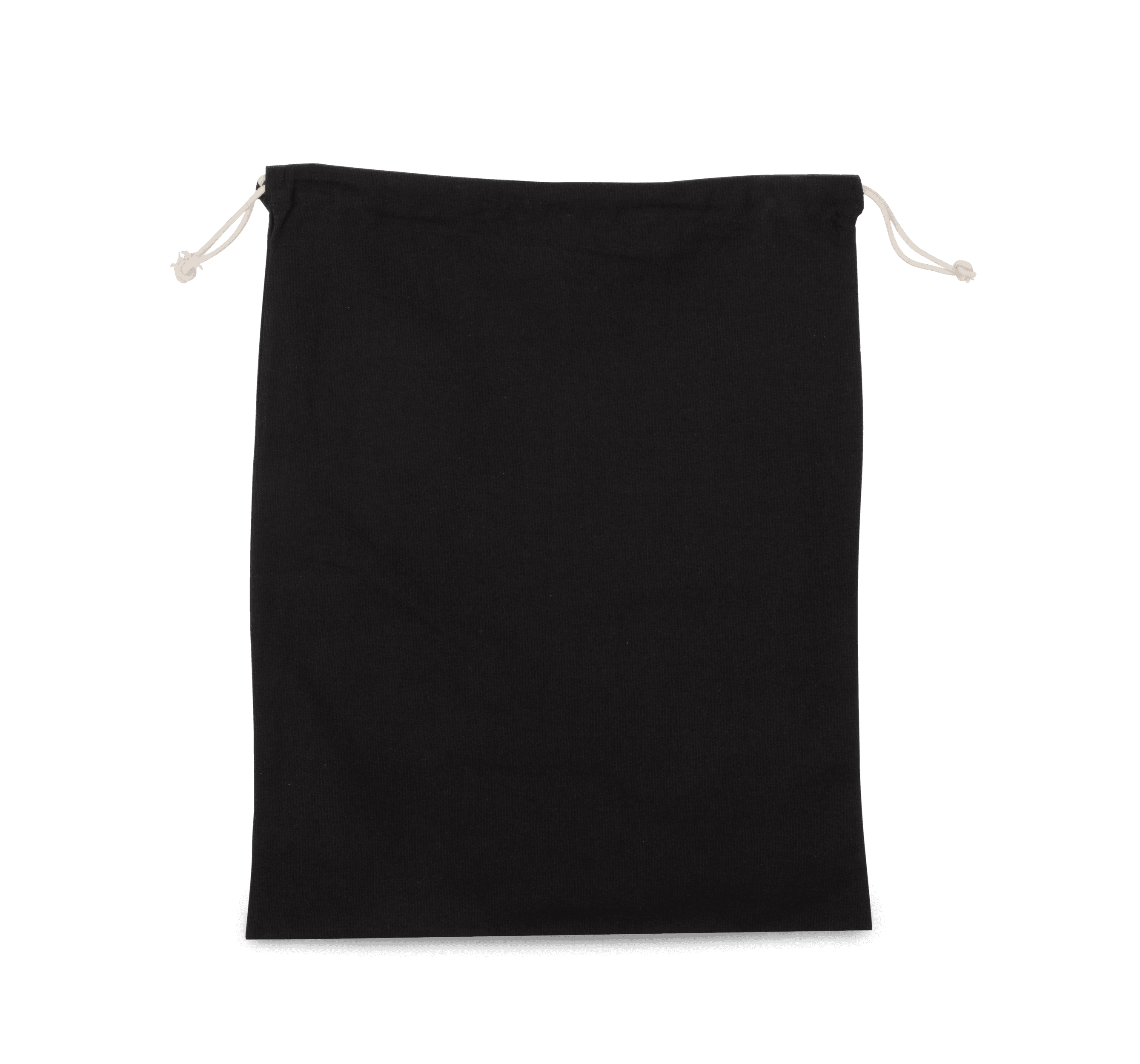 Sac coton à cordon — coloris Black (Noir)