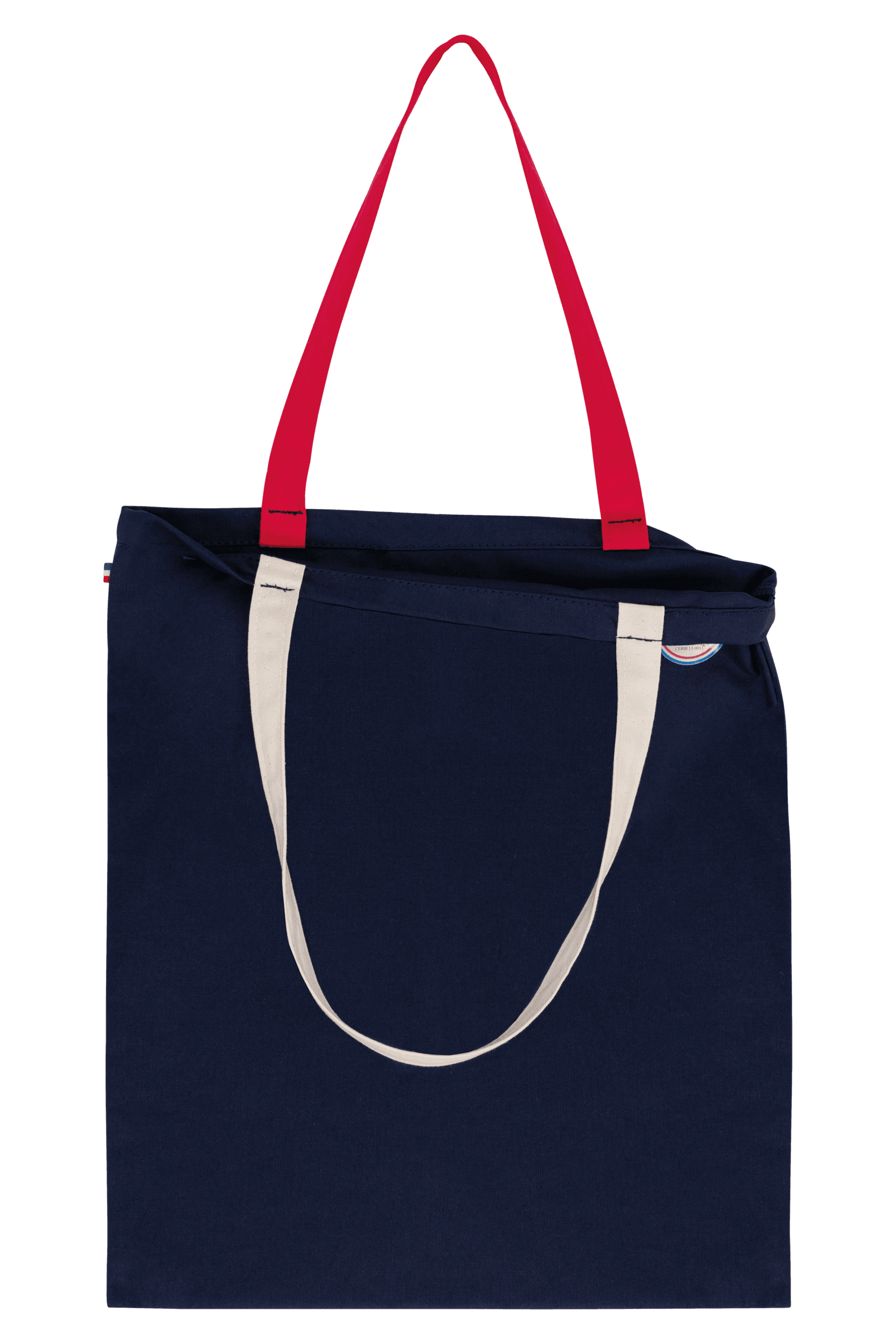 Sac de shopping tricolore Origine France Garantie — coloris Navy (Bleu)