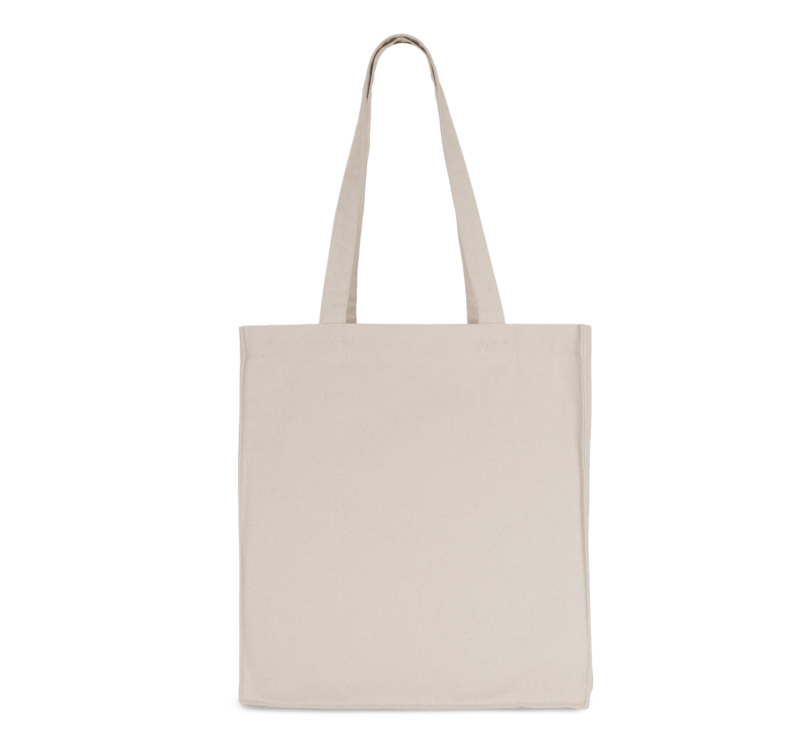 Tote bag avec fond et soufflet — coloris Natural (Beige)