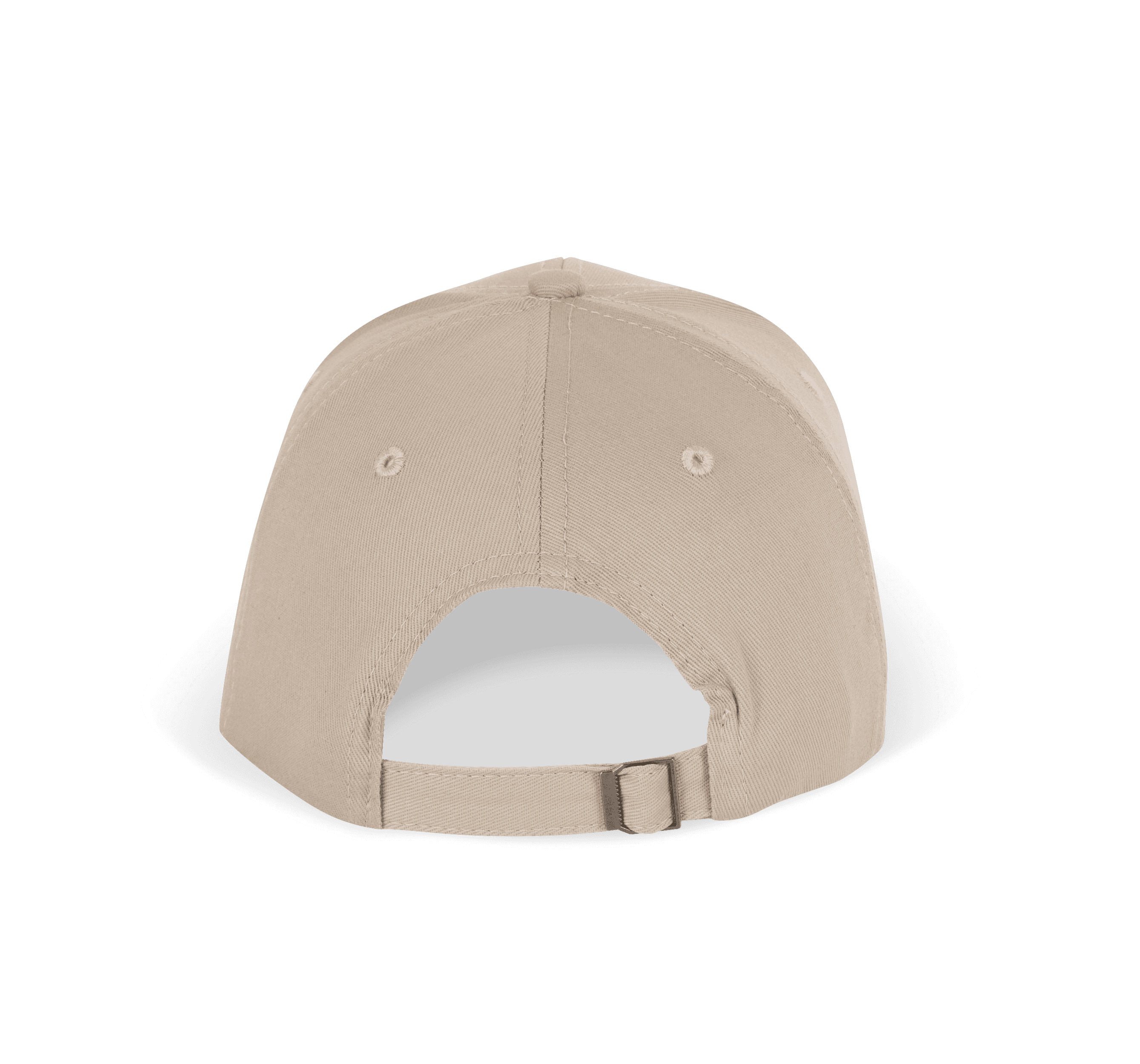 Casquette avec sandwich contrasté - 6 panneaux — coloris Beige / White (Beige)